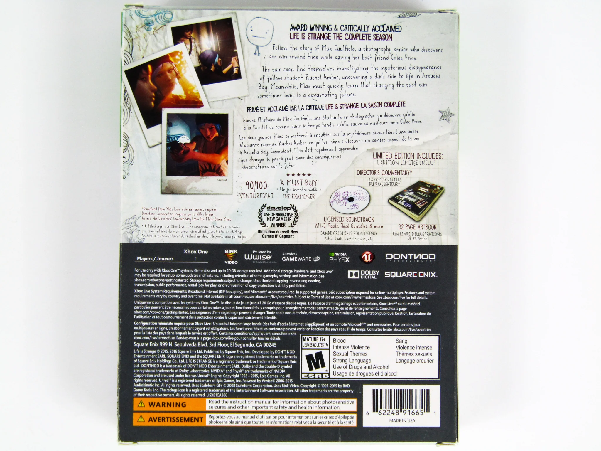 Life Is Strange [Limited Edition] (Xbox One) - Image 7