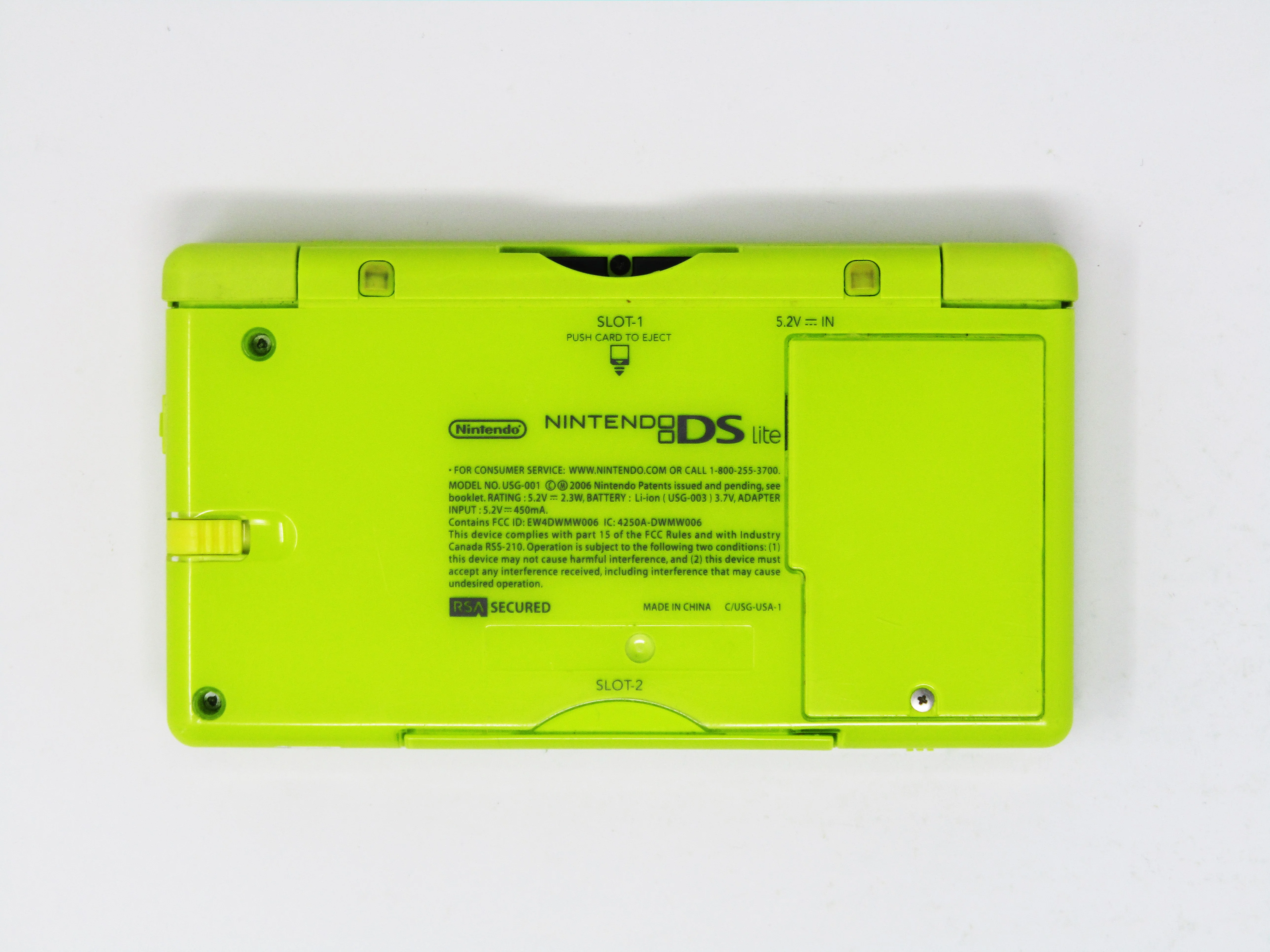 Nintendo DS Lite System Lime Green - Image 3