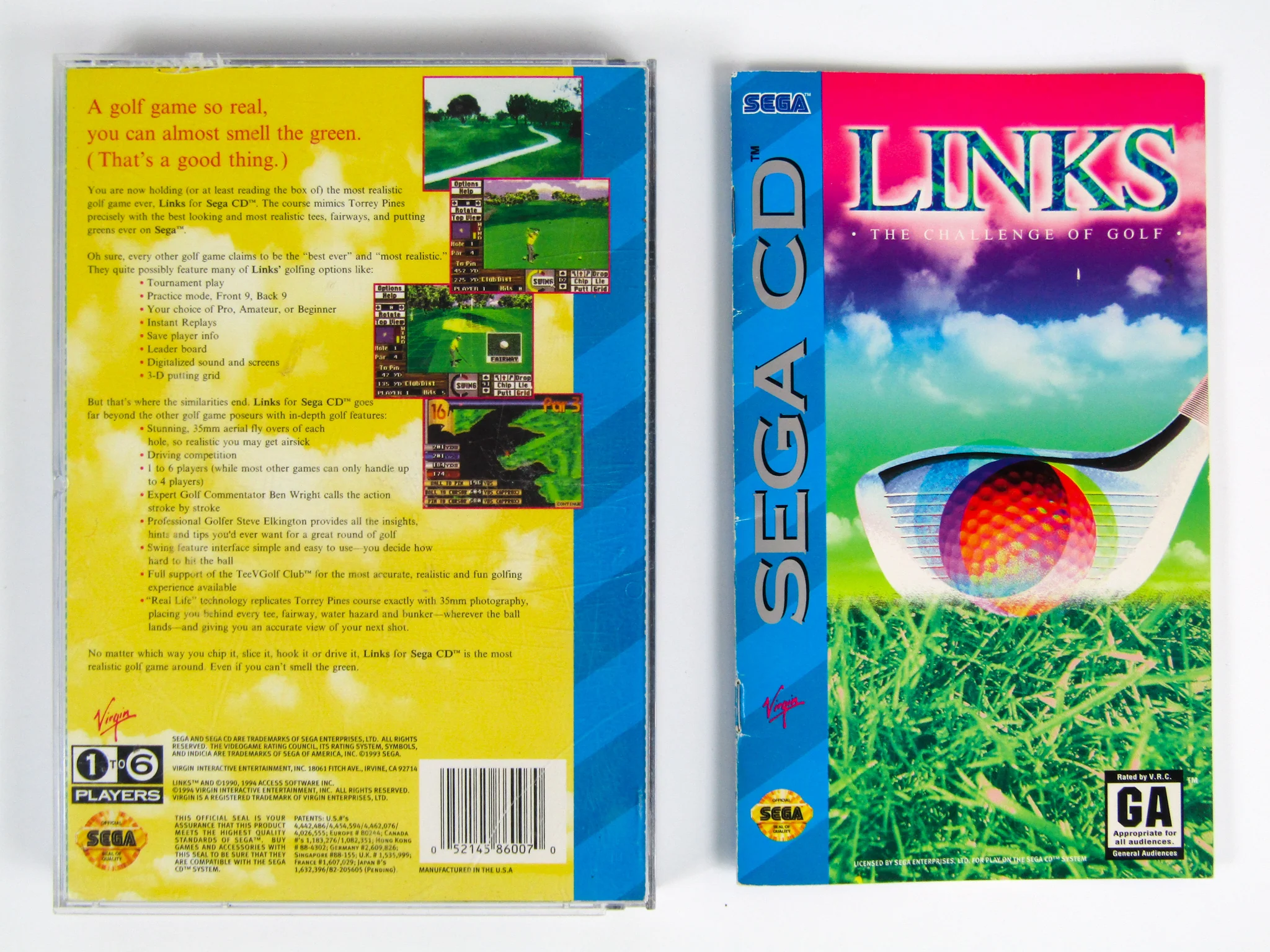 Links The Challenge Of Golf (Sega CD) - Image 2