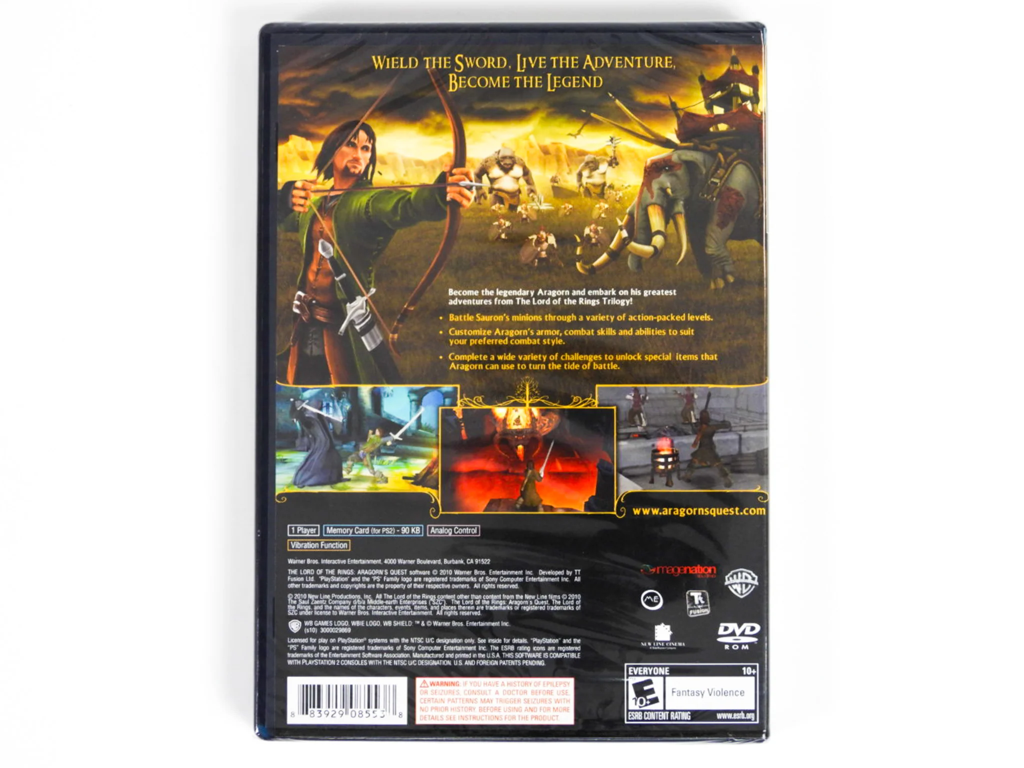 Lord Of The Rings: Aragorn's Quest (PlayStation 2 / PS2) - Image 2