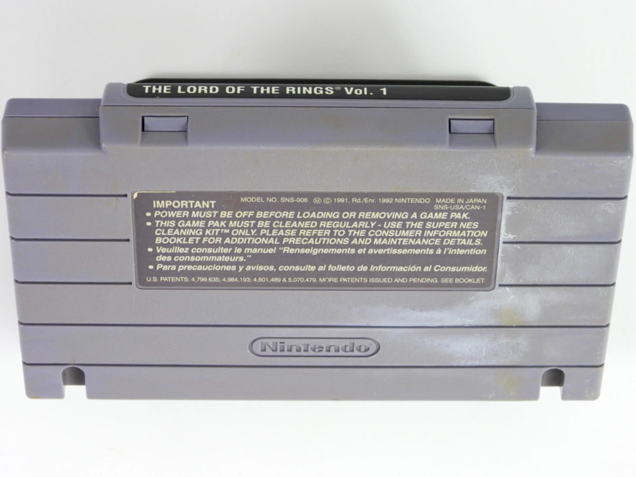 Lord Of The Rings Vol. 1 (Super Nintendo / SNES) - Image 7