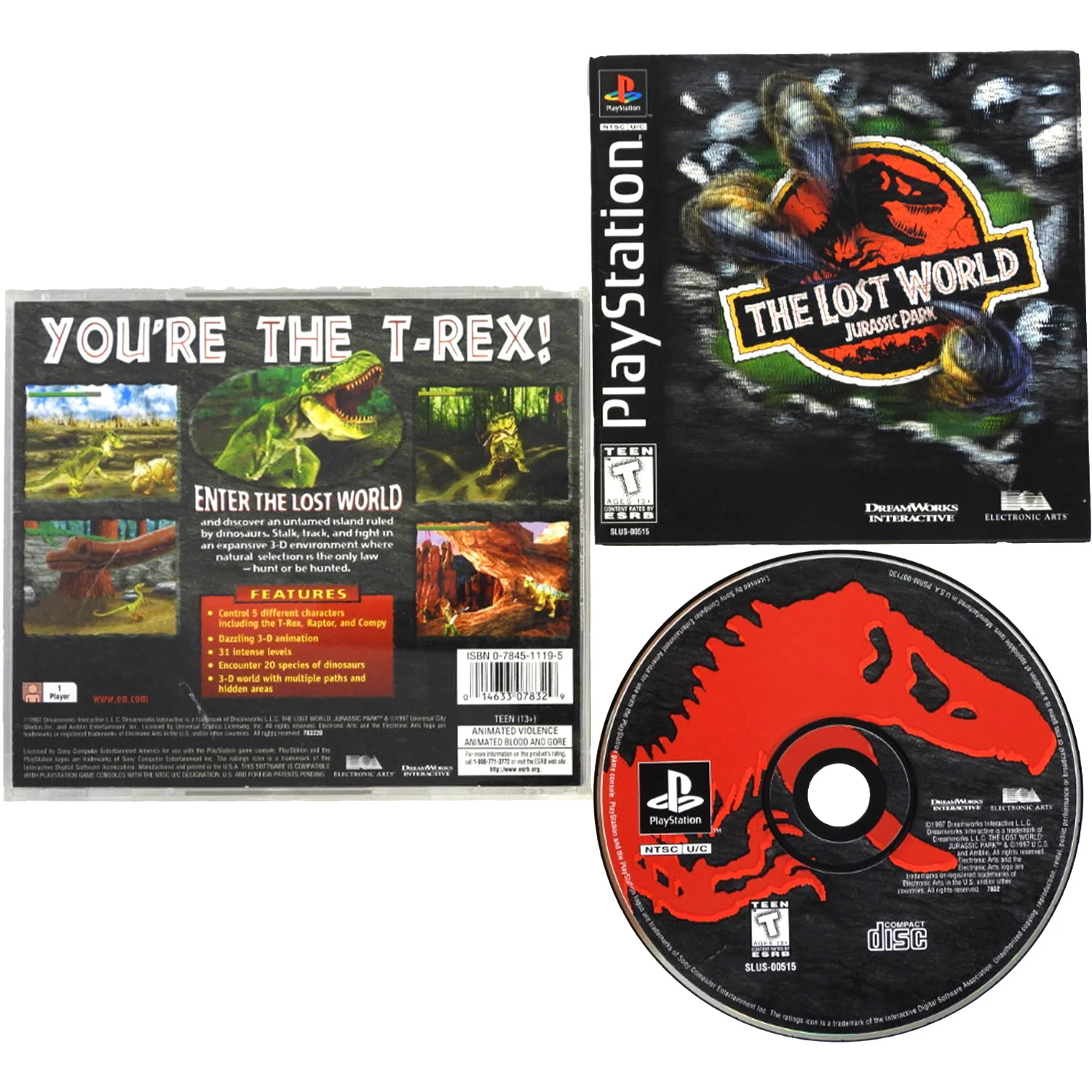 Lost World Jurassic Park (PlayStation / PS1)