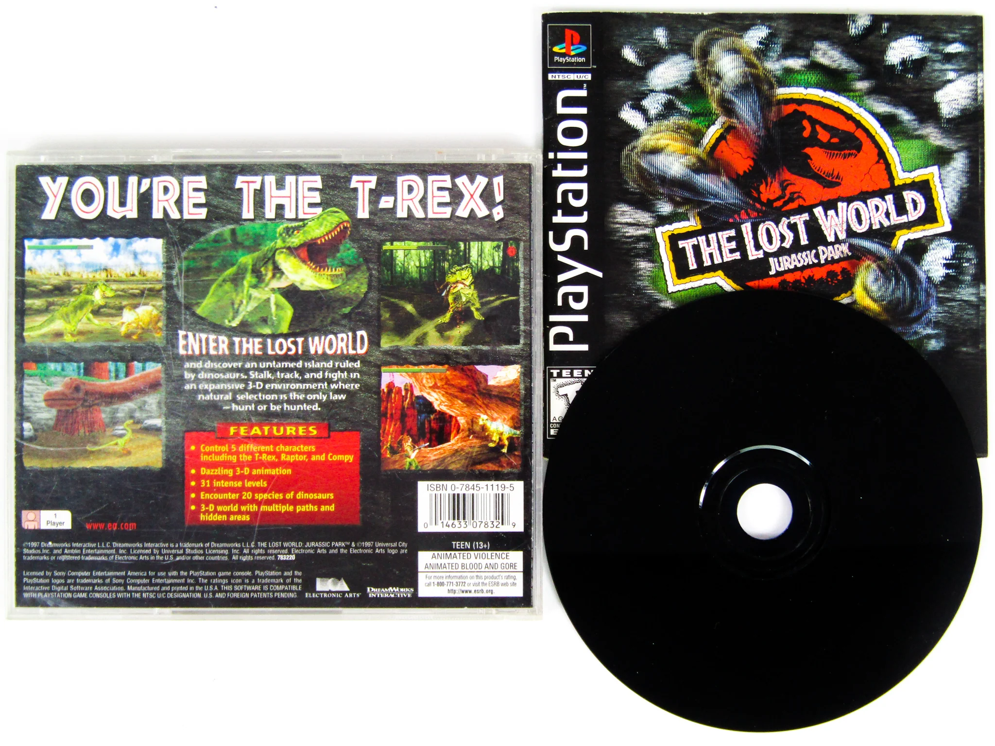 Lost World Jurassic Park (PlayStation / PS1) - Image 3