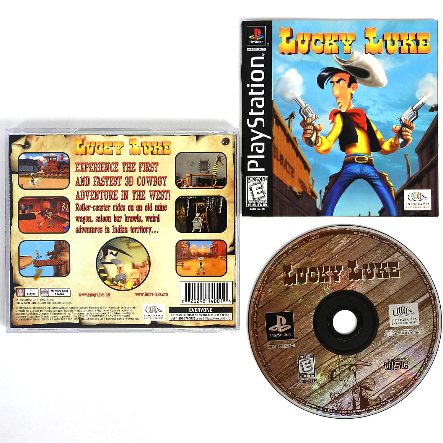 Lucky Luke (PlayStation / PS1)