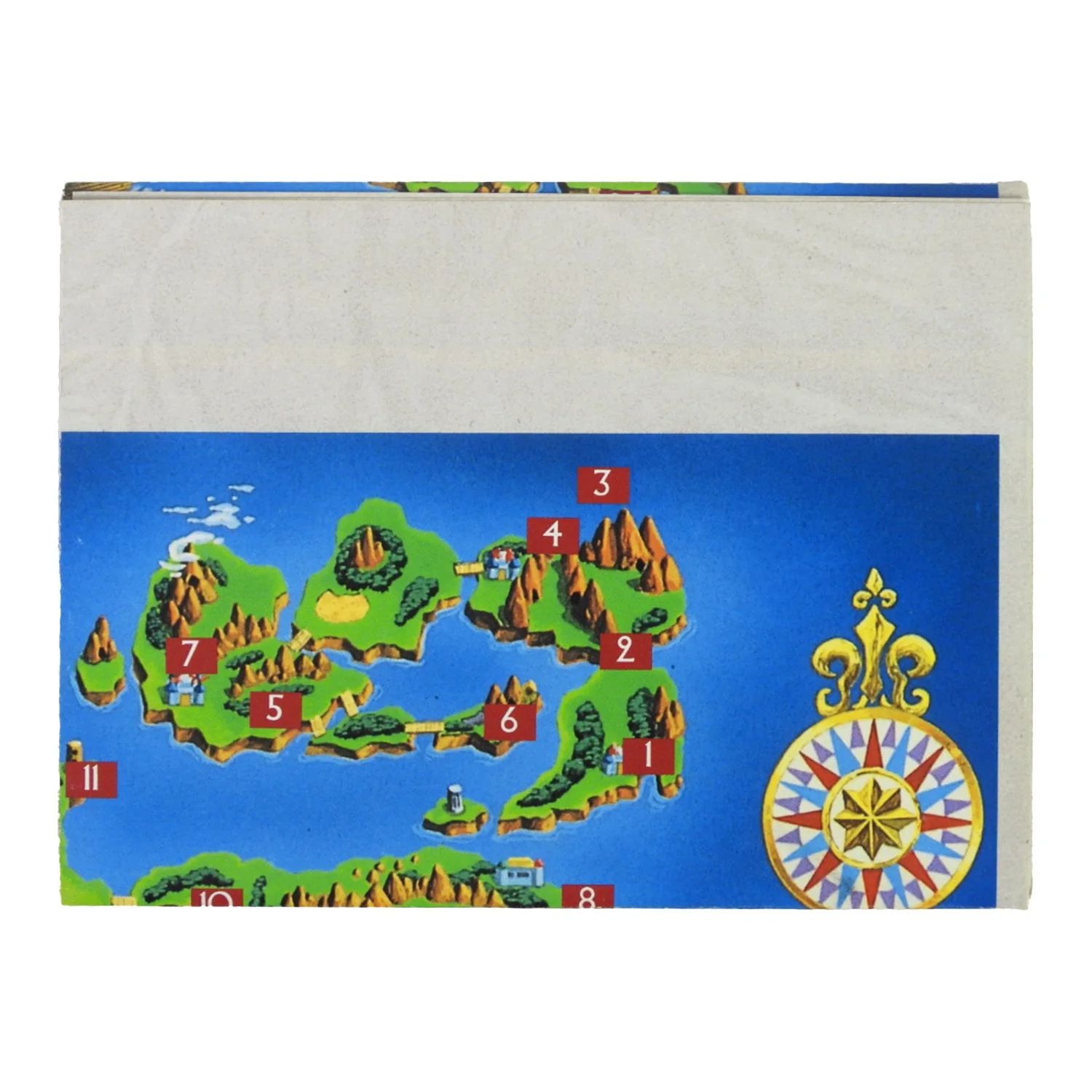 Lufia and The Fortress of Doom [Map] (Super Nintendo / SNES) - Image 3