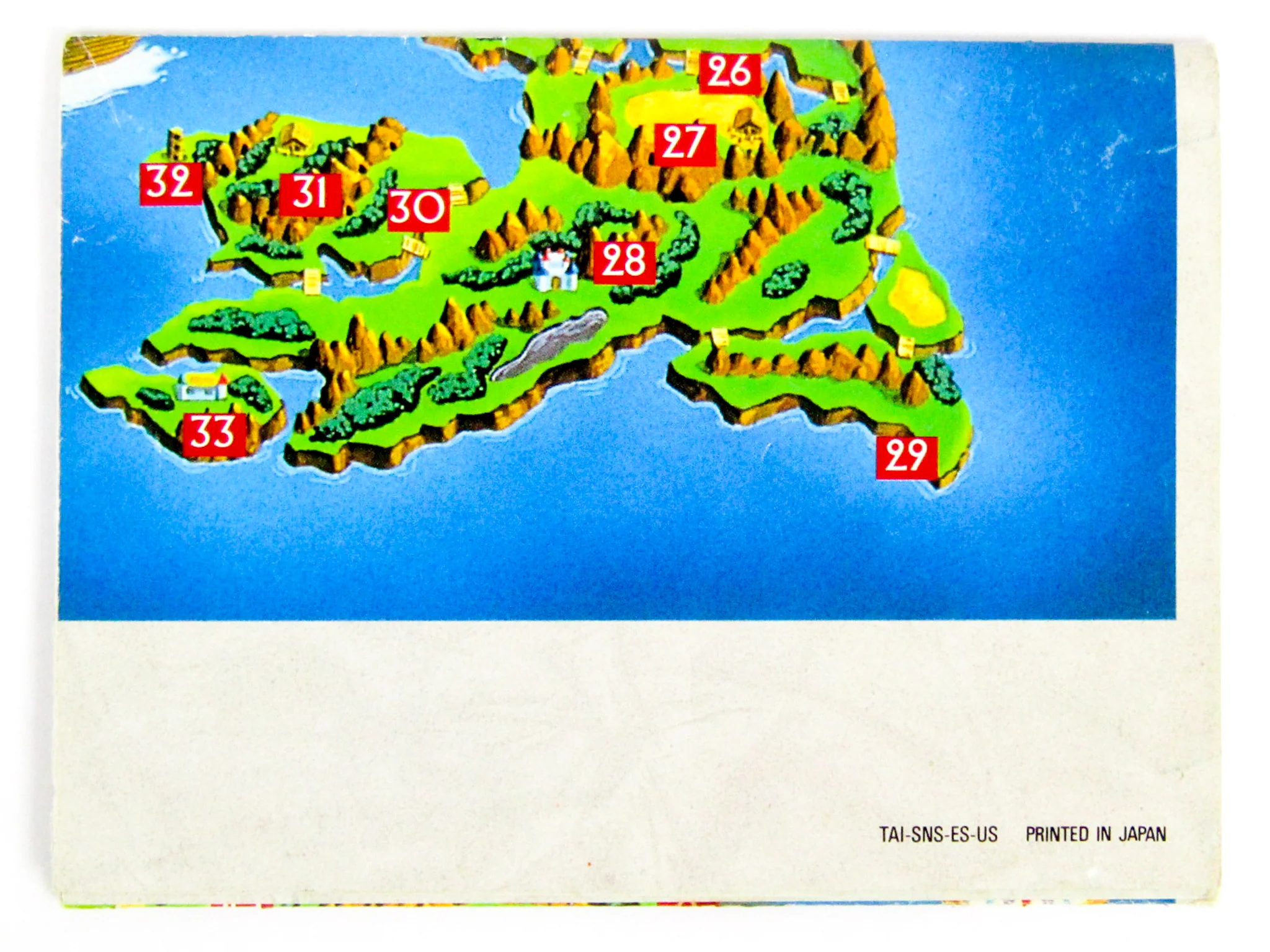Lufia and The Fortress of Doom [Map] (Super Nintendo / SNES) - Image 7