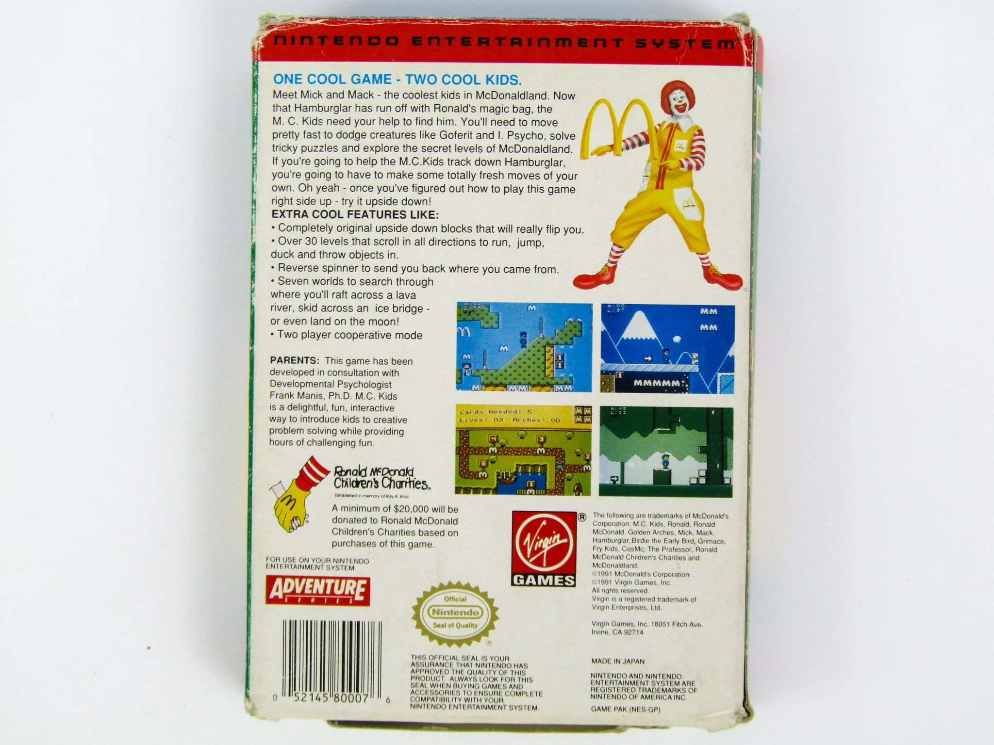 M.C. Kids (Nintendo / NES) - Image 4