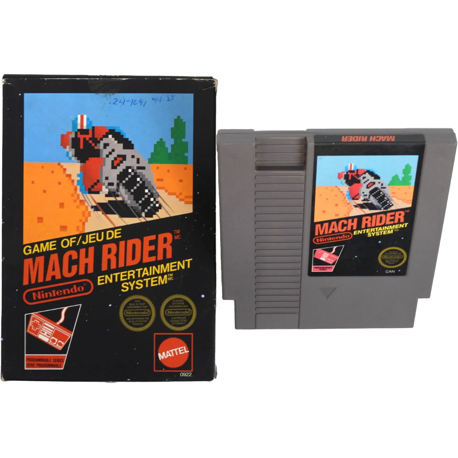 Mach Rider [5 Screw] [CAN Version] (Nintendo / NES)