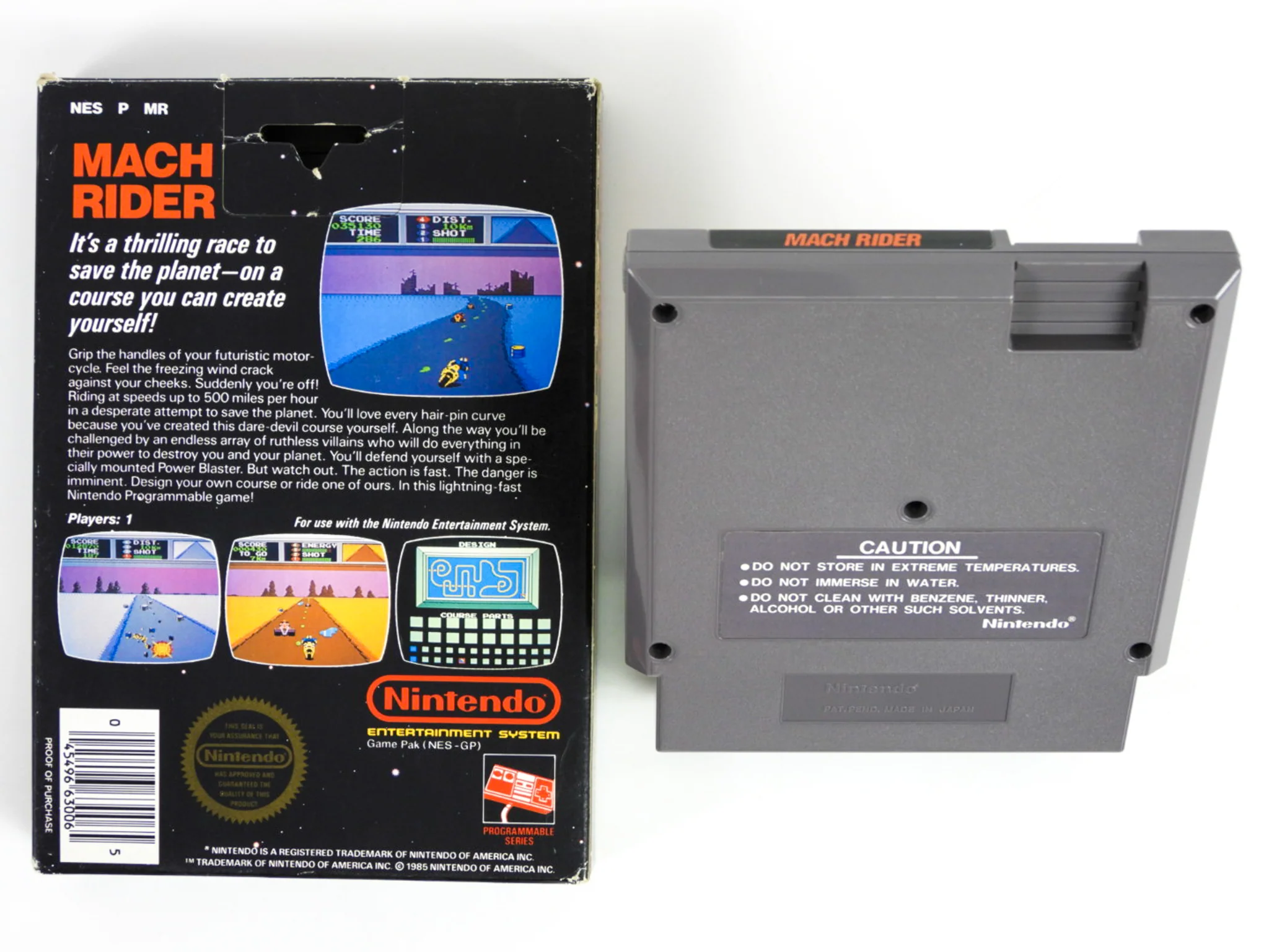 Mach Rider [5 Screw] (Nintendo / NES) - Image 2