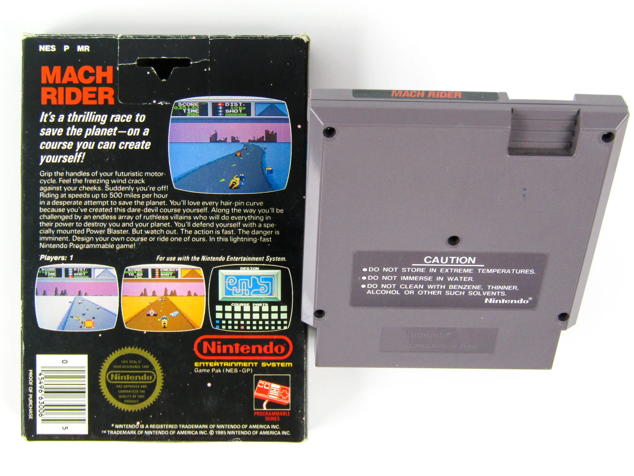 Mach Rider [5 Screw] (Nintendo / NES) - Image 4
