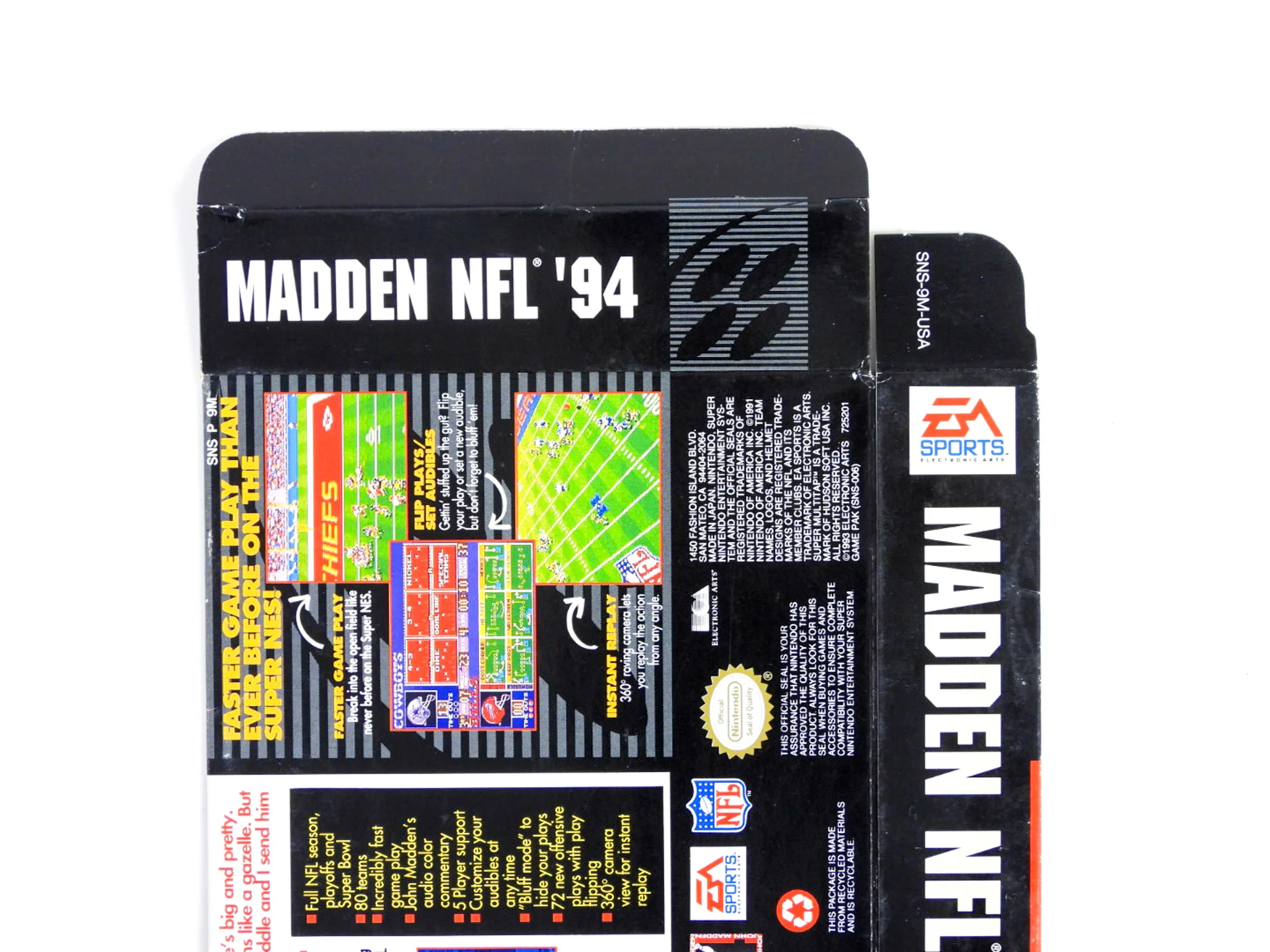 Madden NFL '94 [Box] (Super Nintendo / SNES) - Image 4