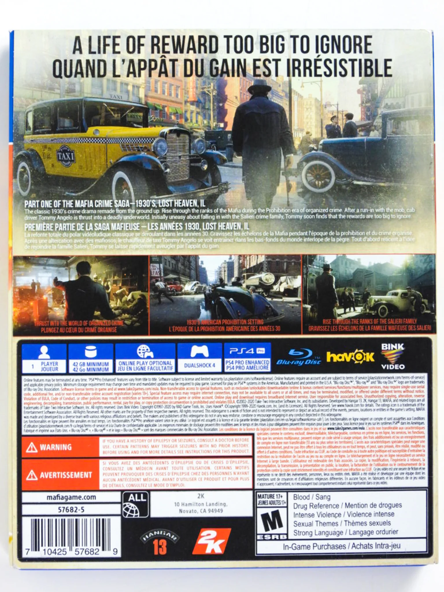 Mafia [Definitive Edition] (PlayStation 4 / PS4) - Image 2