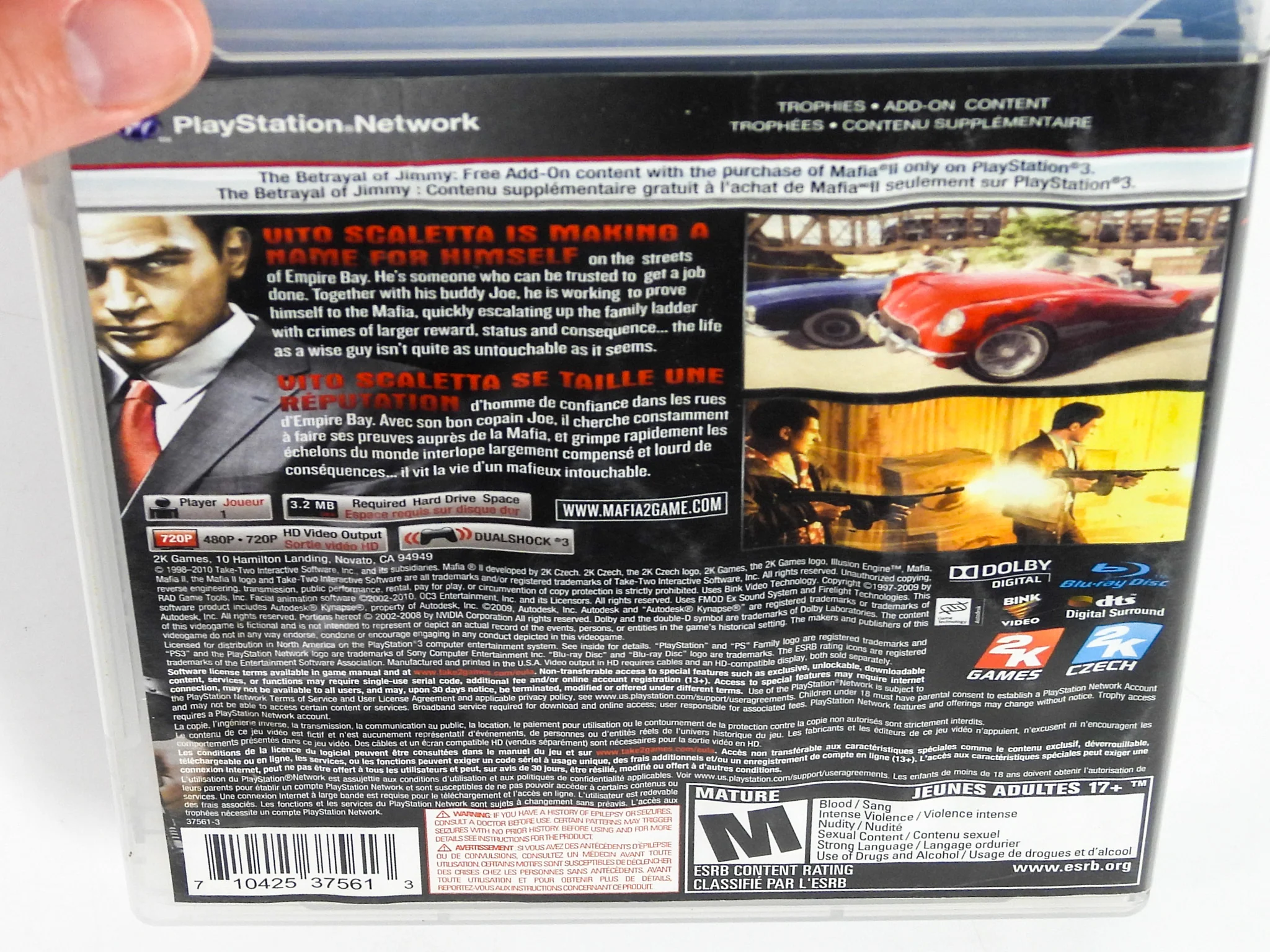 Mafia II 2 (PlayStation 3 / PS3) - Image 3