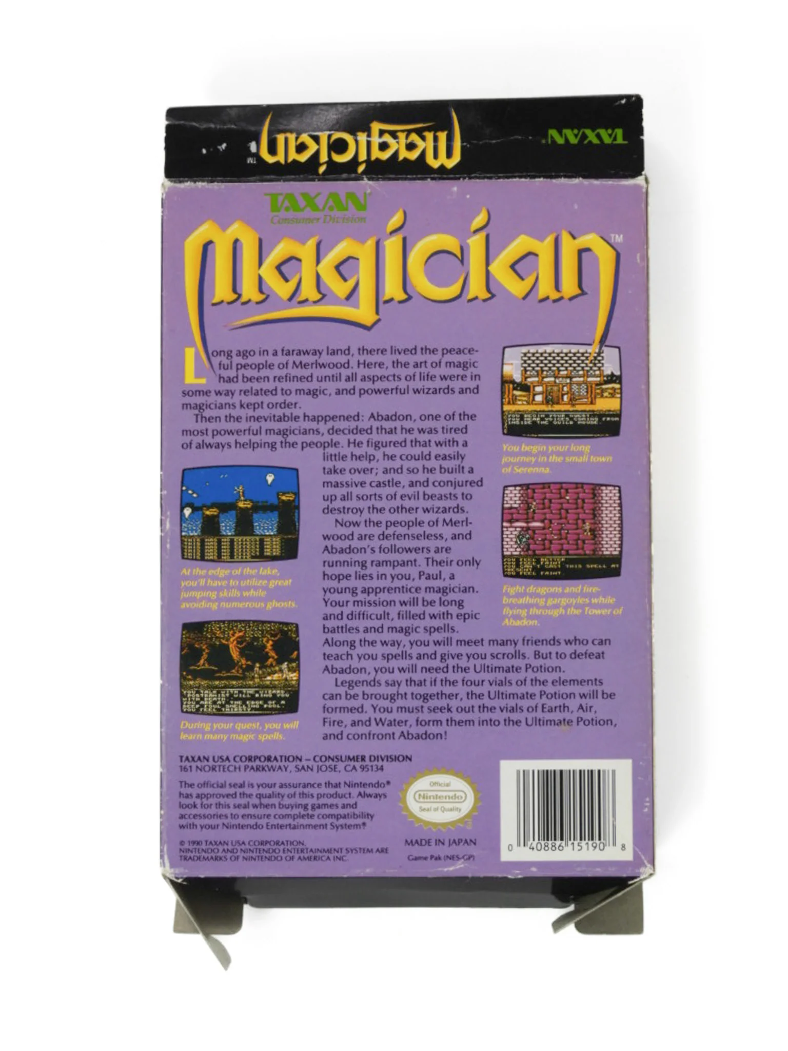 Magician [Box] (Nintendo / NES) - Image 2