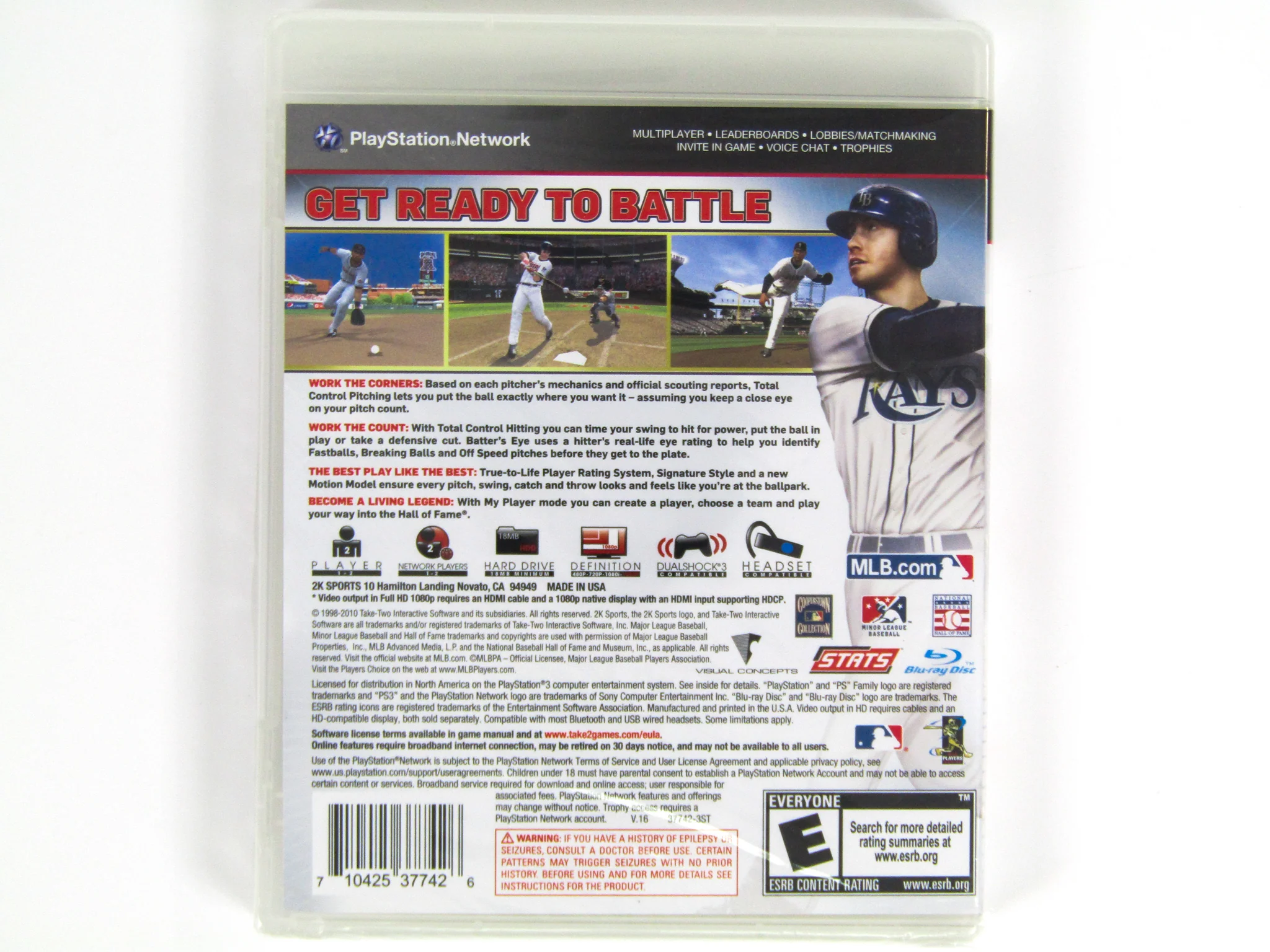 Major League Baseball 2K10 (PlayStation 3 / PS3) - Image 2