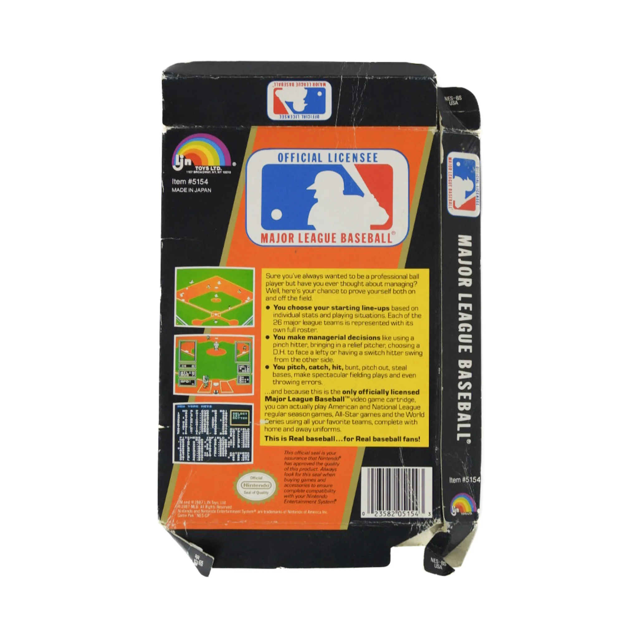 Major League Baseball [Box] (Nintendo / NES) - Image 2