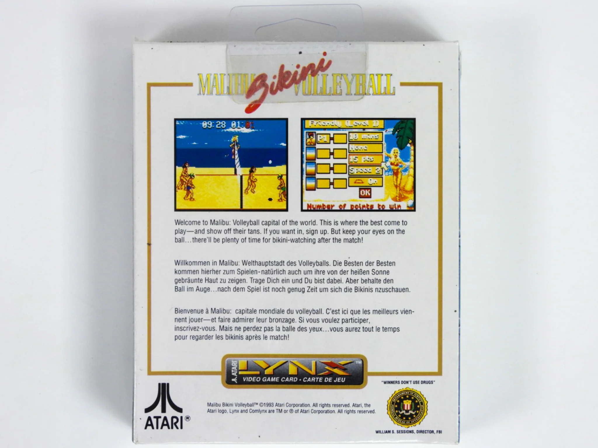Malibu Bikini Volleyball (Atari Lynx) - Image 2