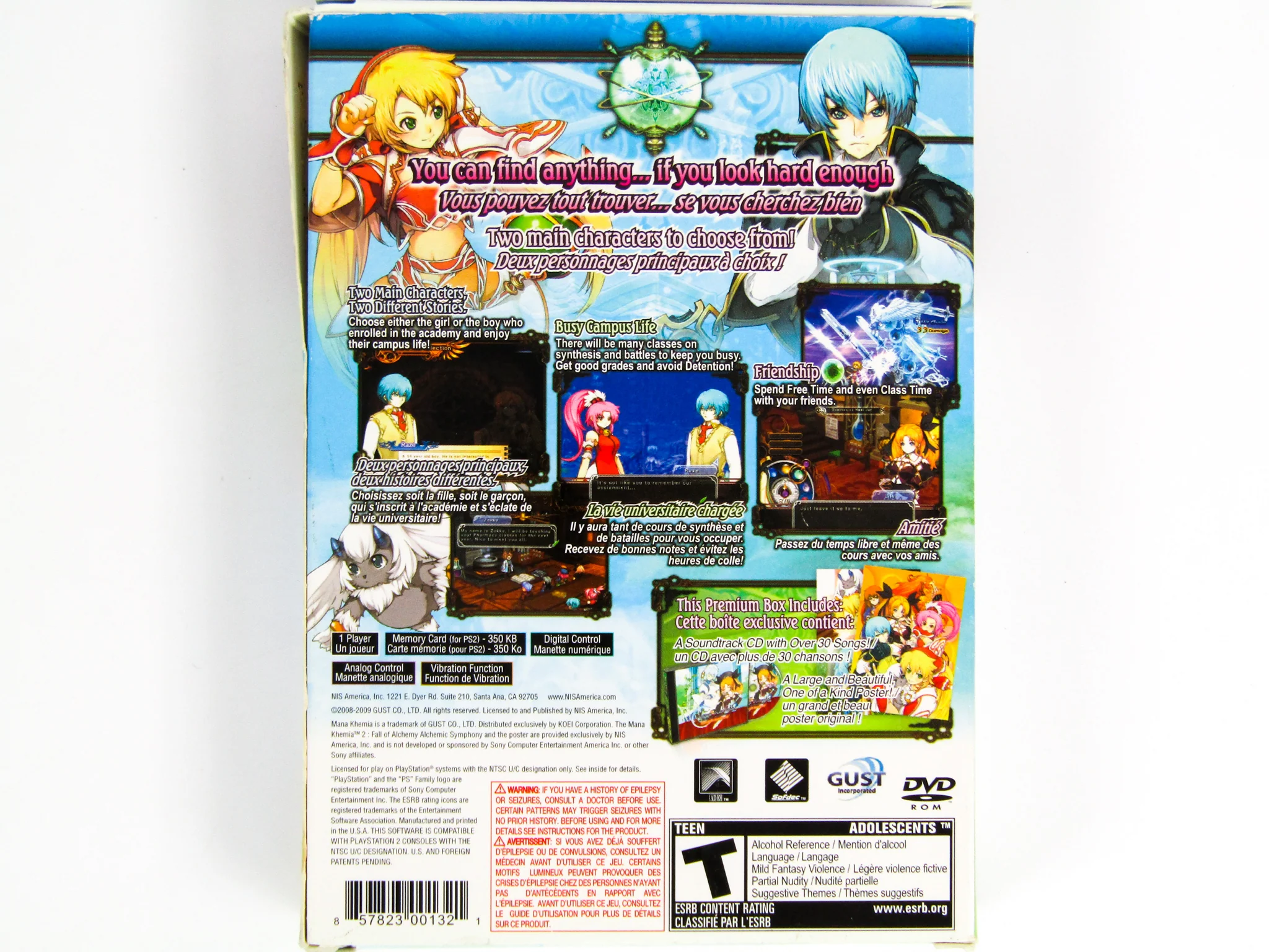 Mana Khemia 2: Fall Of Alchemy [Alchemic Art Collection] (PlayStation 2 / PS2) - Image 4