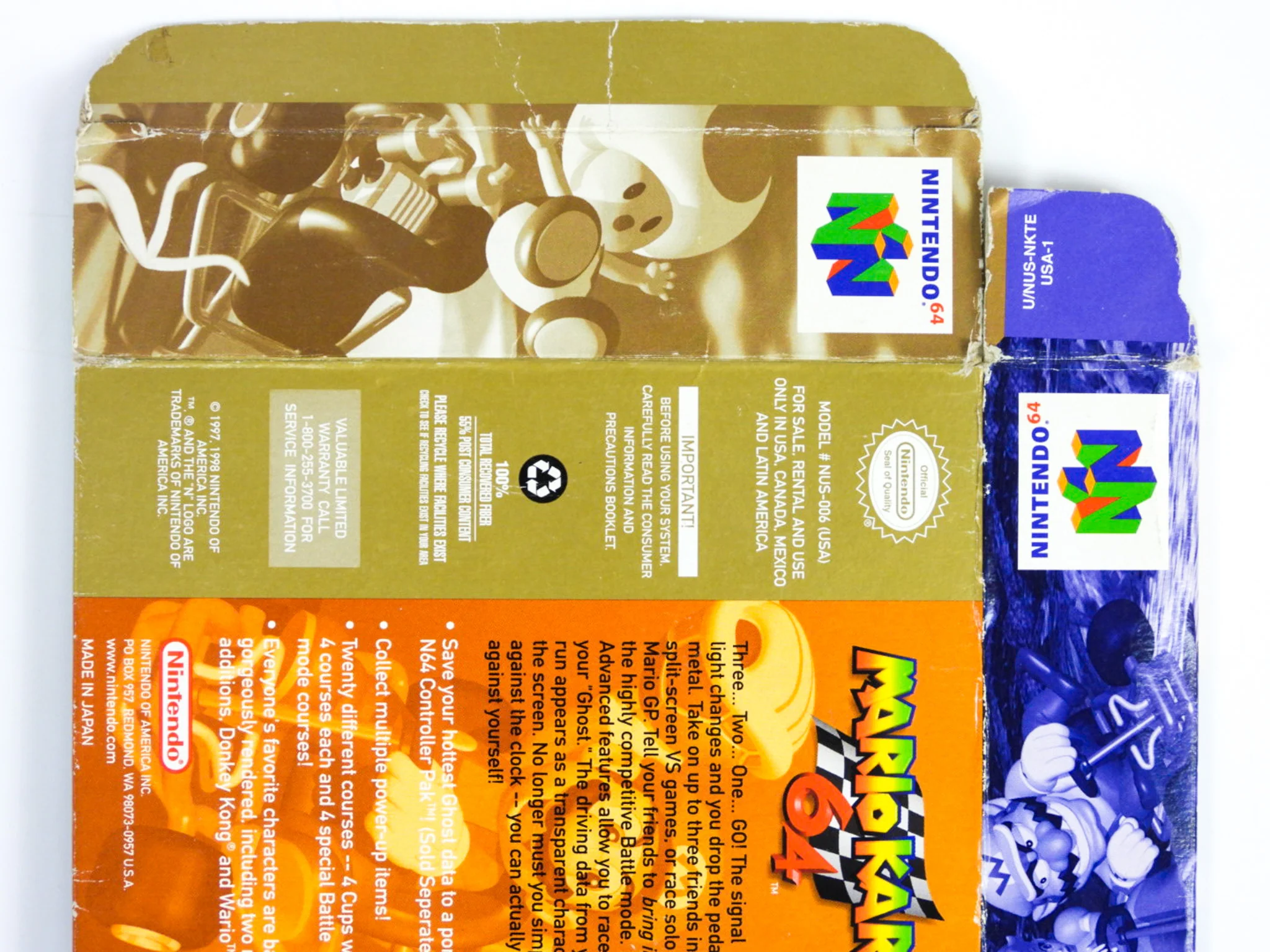 Mario Kart 64 [Player's Choice] [Box] (Nintendo 64 / N64) - Image 4