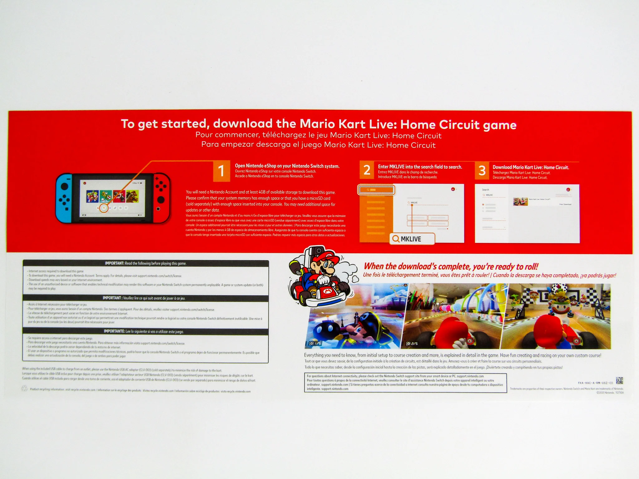 Mario Kart Live: Home Circuit [Mario Set] (Nintendo Switch) - Image 3