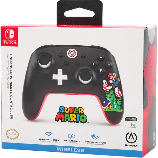 Mario Mayhem Enhanced Wireless Controller [PowerA] (Nintendo Switch)