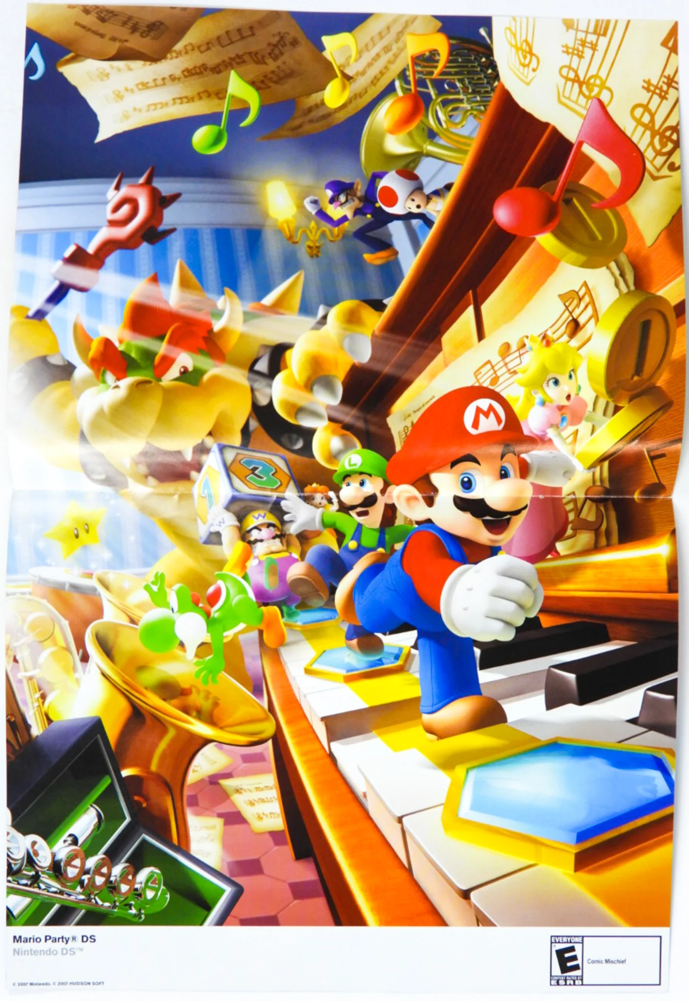 Mario Party 8 And Mario Party DS [Nintendo Power] [Poster] (Nintendo Wii) - Image 2