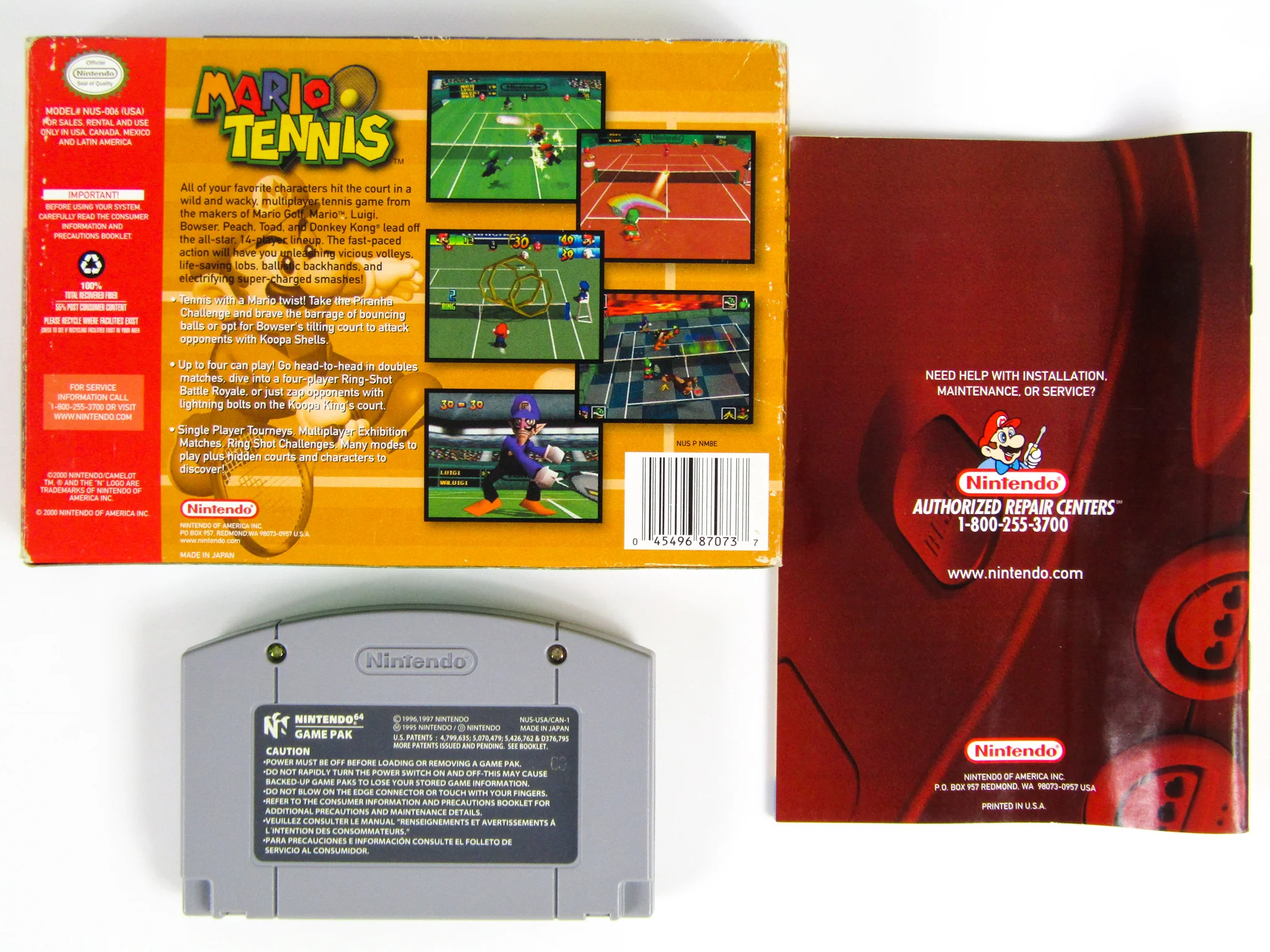 Mario Tennis (Nintendo 64 / N64) - Image 4