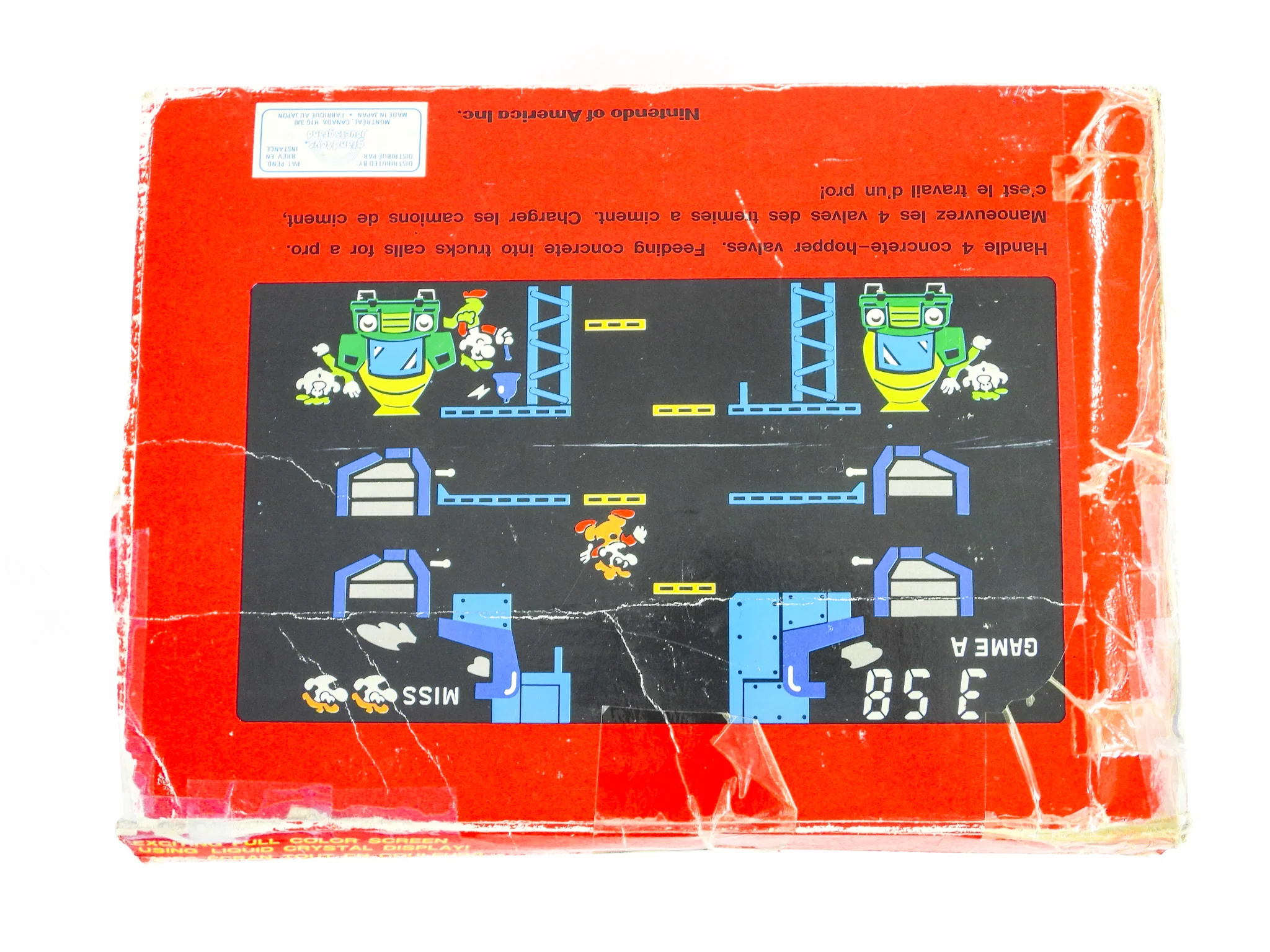 Nintendo Game & Watch Mario's Cement Factory [CM-72] - Image 7