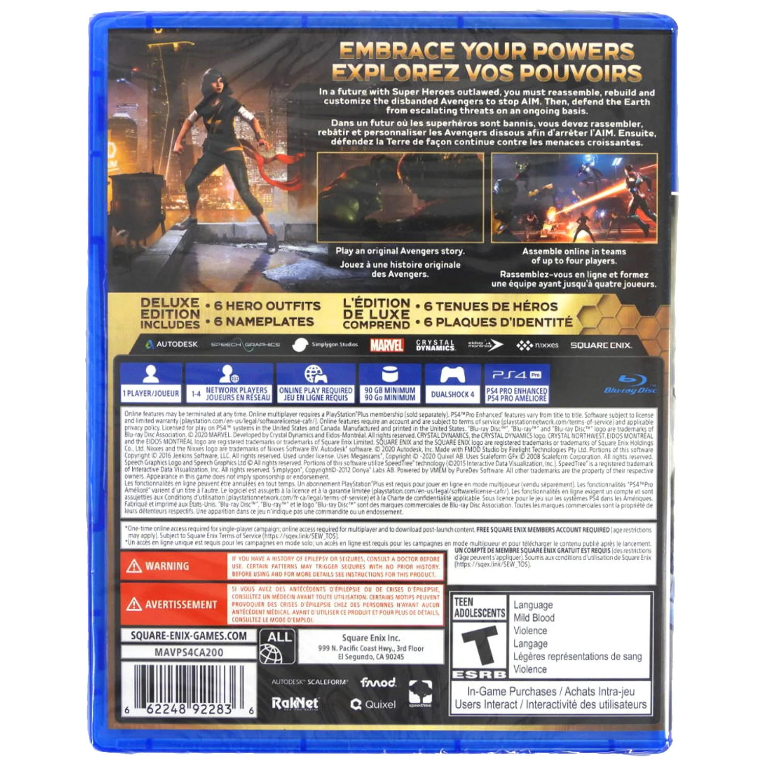 Marvel Avengers [Deluxe Edition] (PlayStation 4 / PS4) - Image 2