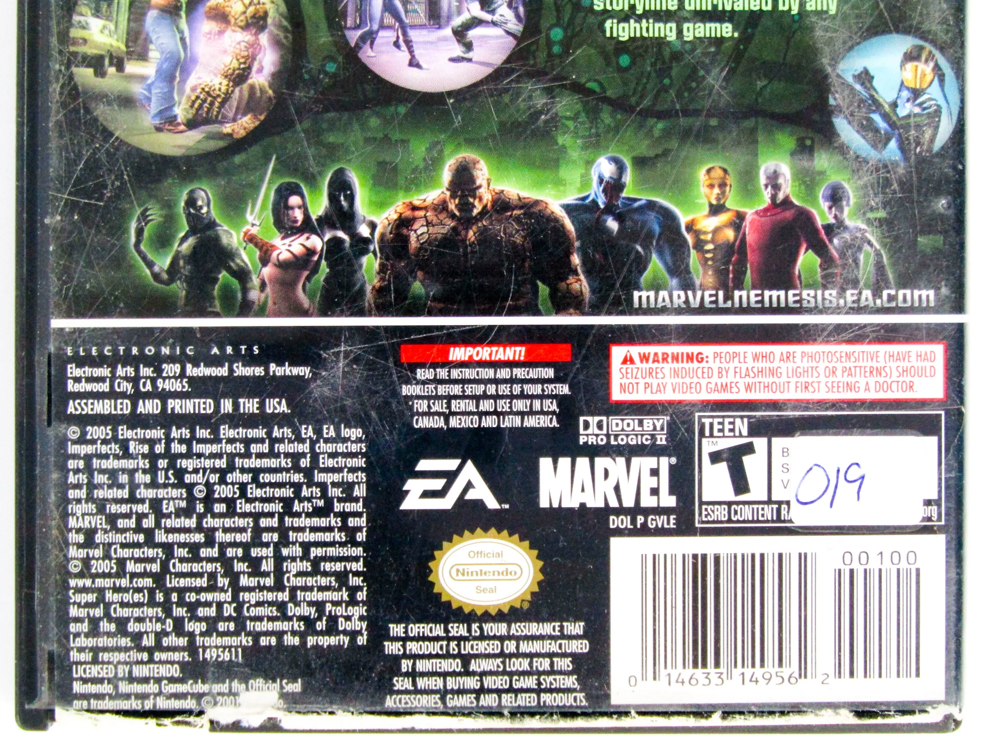 Marvel Nemesis Rise Of The Imperfects (Nintendo GameCube) - Image 3