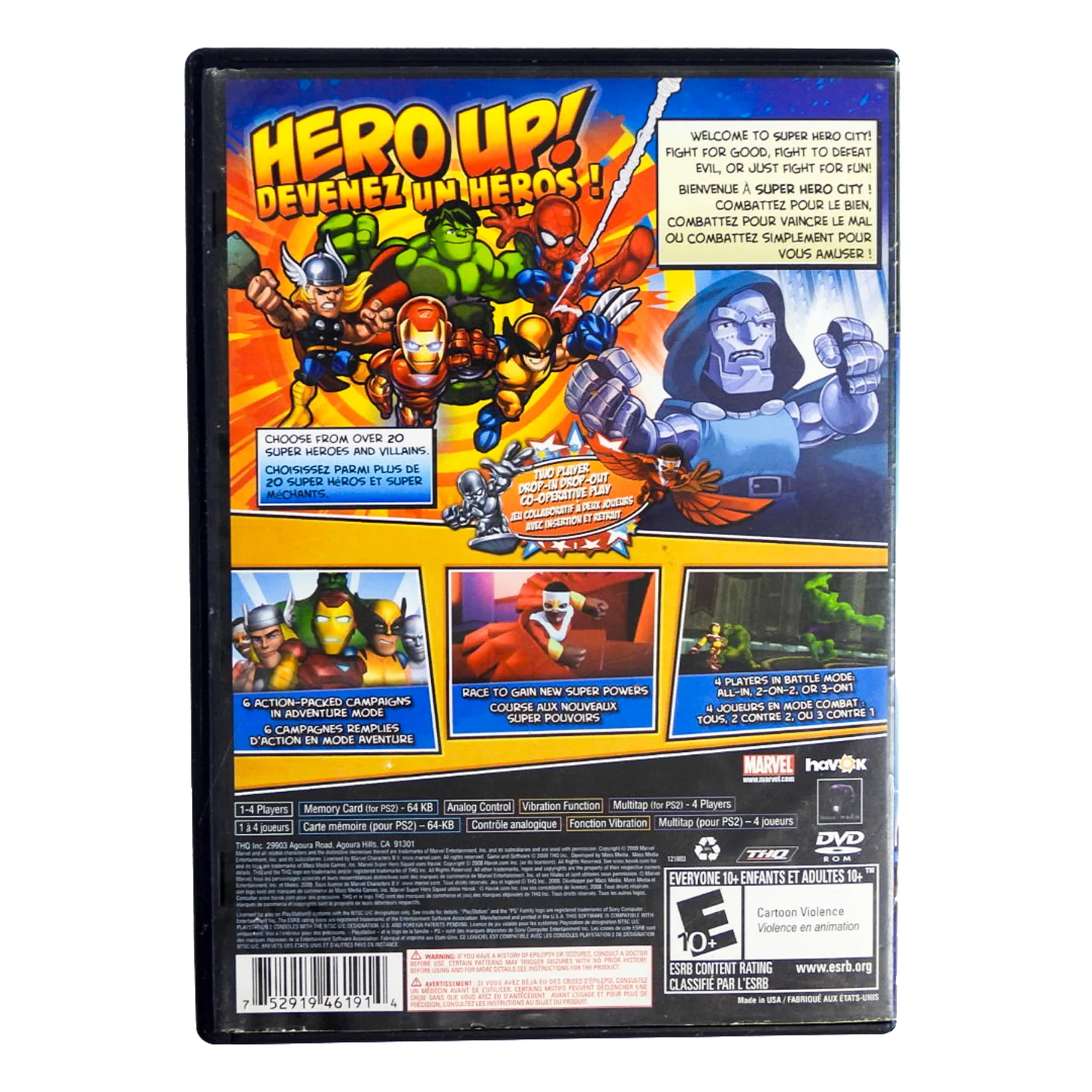 Marvel Super Hero Squad (PlayStation 2 / PS2) - Image 2