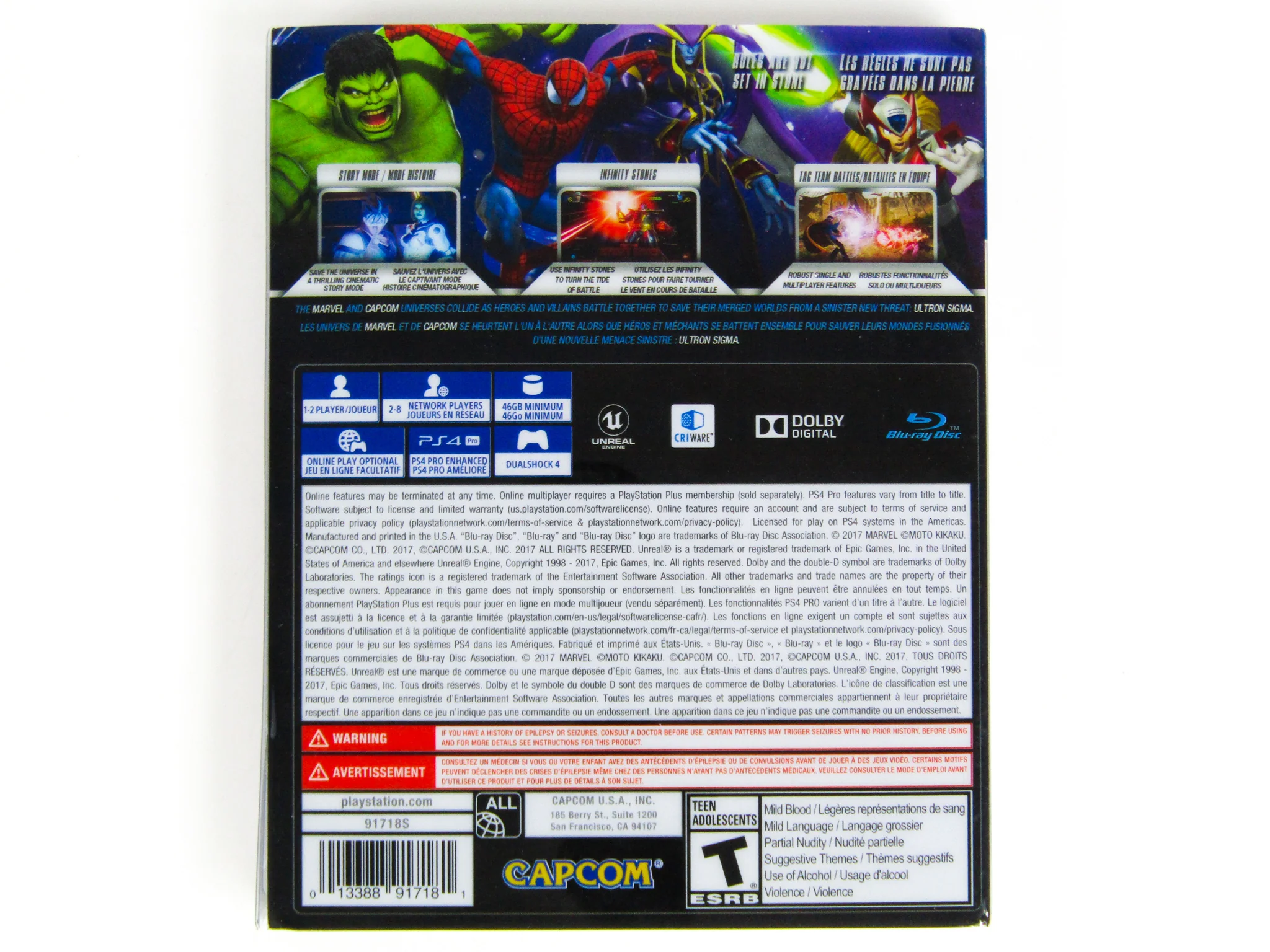 Marvel Vs Capcom: Infinite [Deluxe Edition] [Steelbook] (PlayStation 4 / PS4) - Image 2