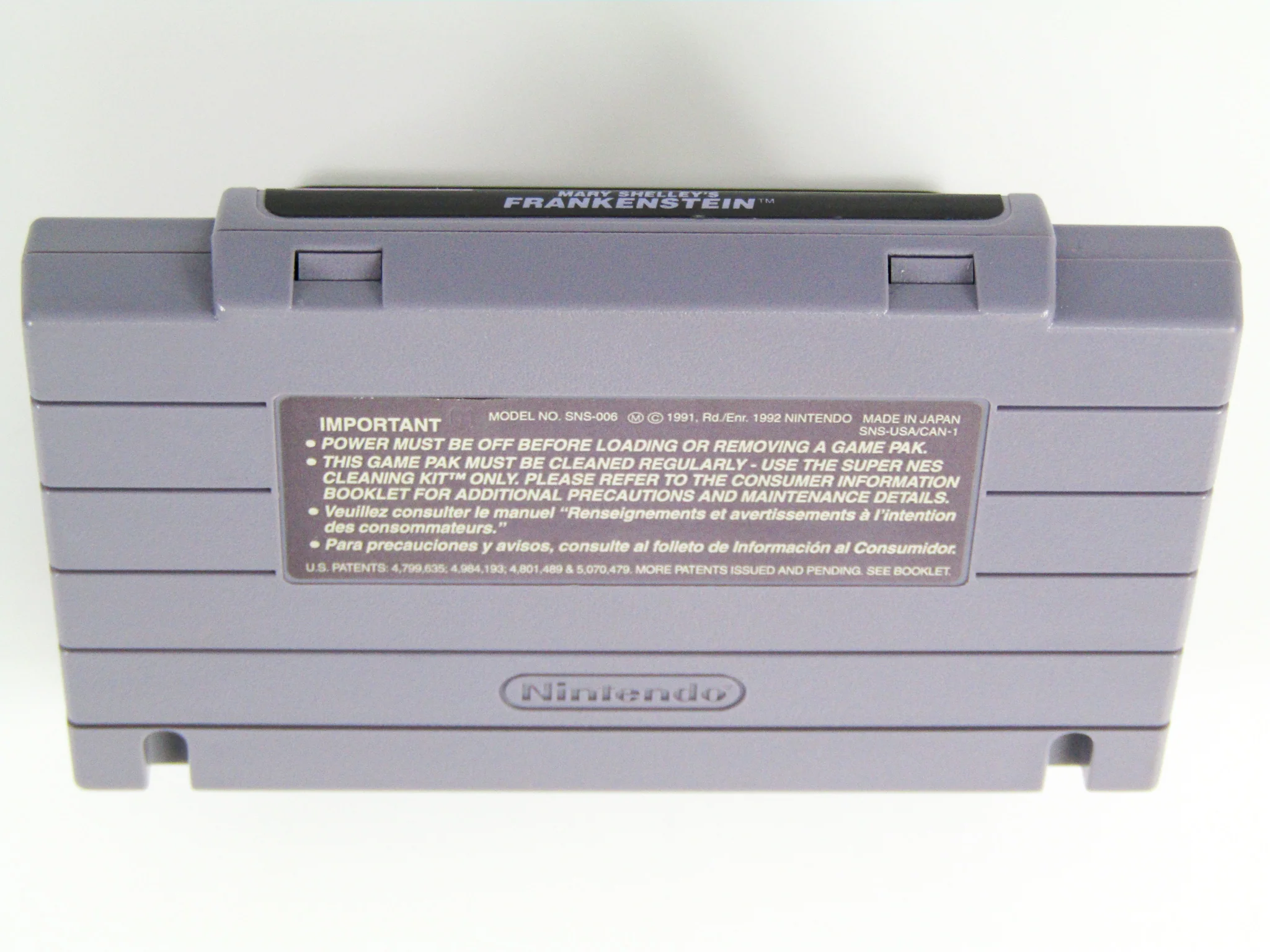 Mary Shelley's Frankenstein (Super Nintendo / SNES) - Image 4