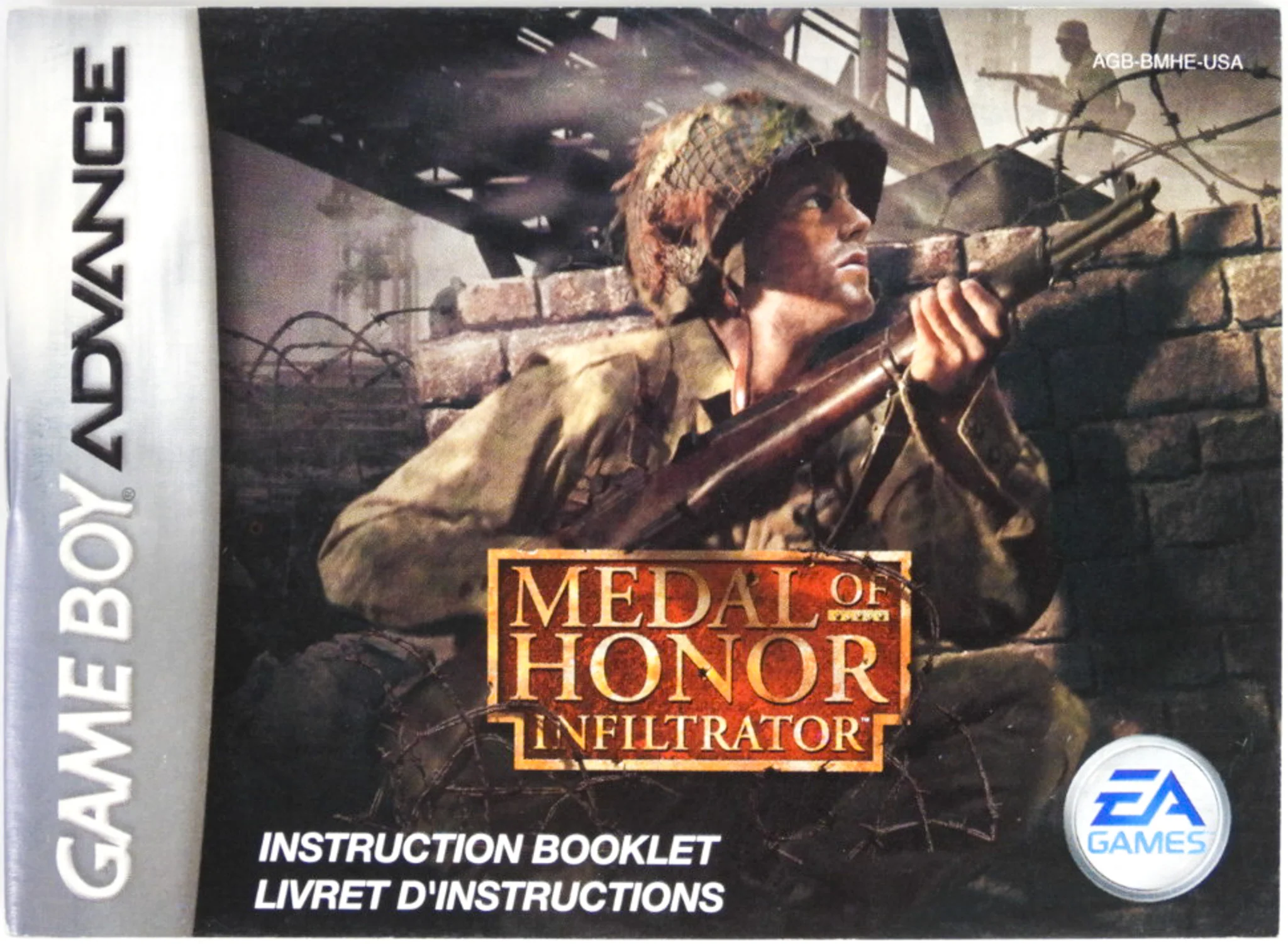 Medal Of Honor Infiltrator [Manual] (Nintendo Game Boy Advance / GBA)
