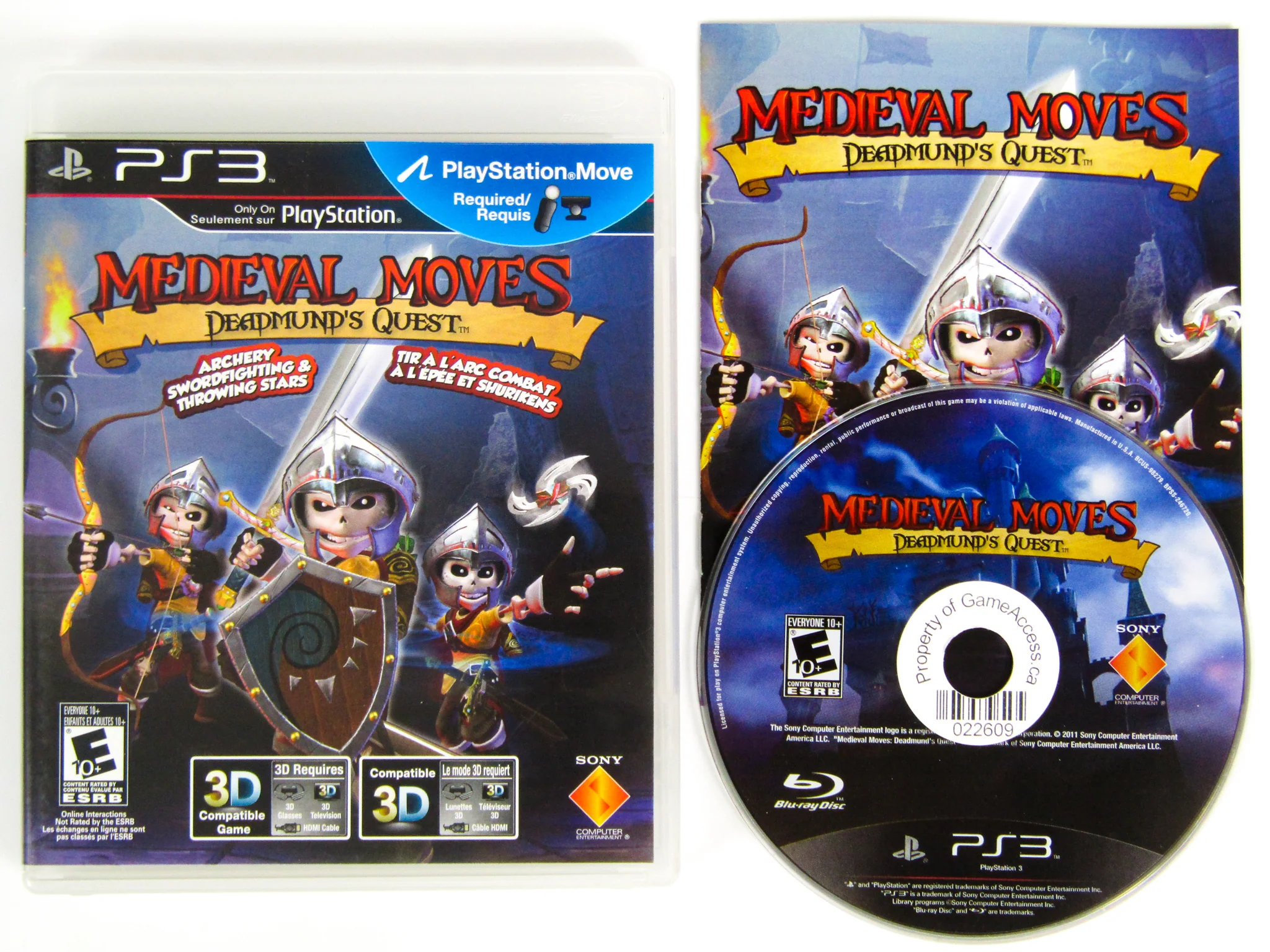 Medieval Moves: Deadmund's Quest (PlayStation 3 / PS3) - Image 2