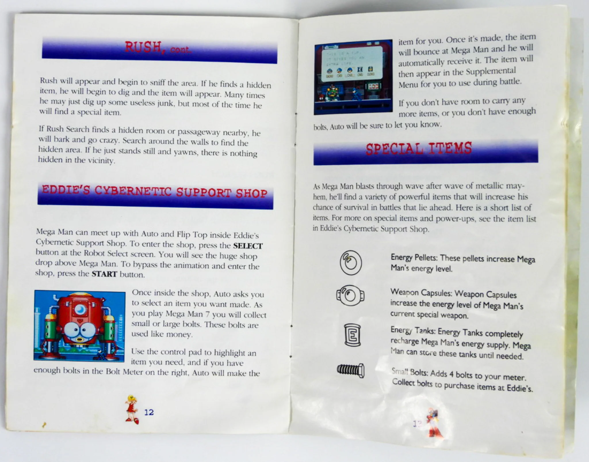 Mega Man 7 [U/SNS-A7RE-LTN] [Manual] (Super Nintendo / SNES) - Image 4