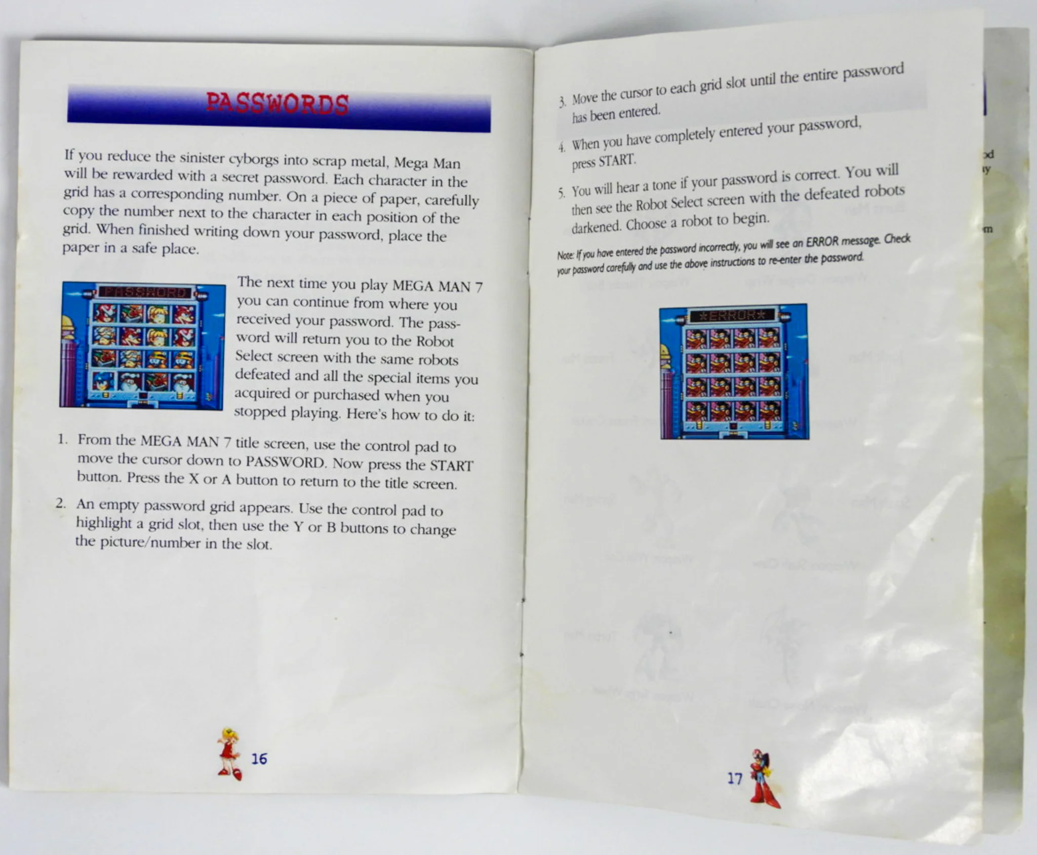Mega Man 7 [U/SNS-A7RE-LTN] [Manual] (Super Nintendo / SNES) - Image 5