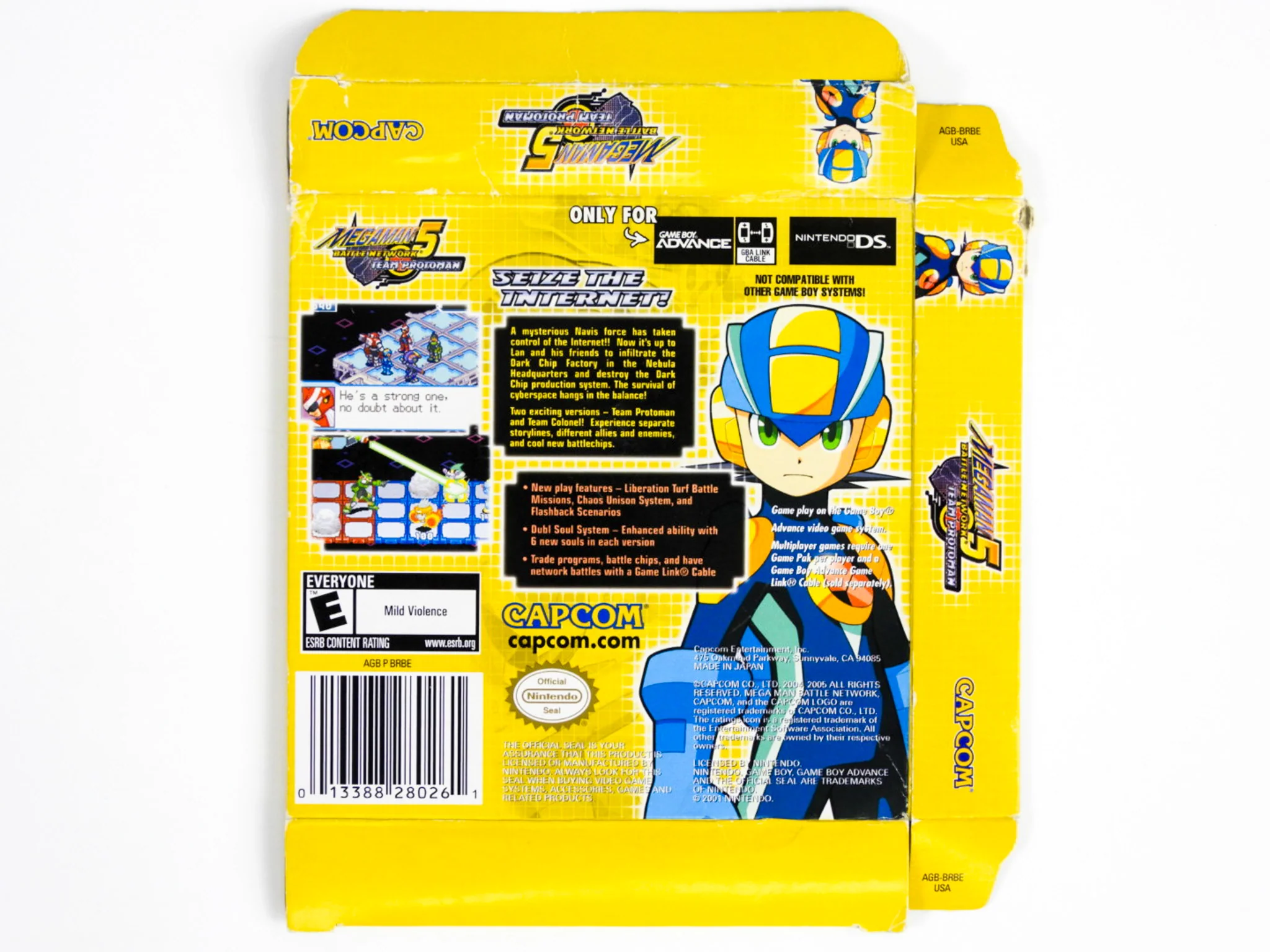 Mega Man Battle Network 5 Team Protoman [Box] (Nintendo Game Boy Advance / GBA) - Image 2