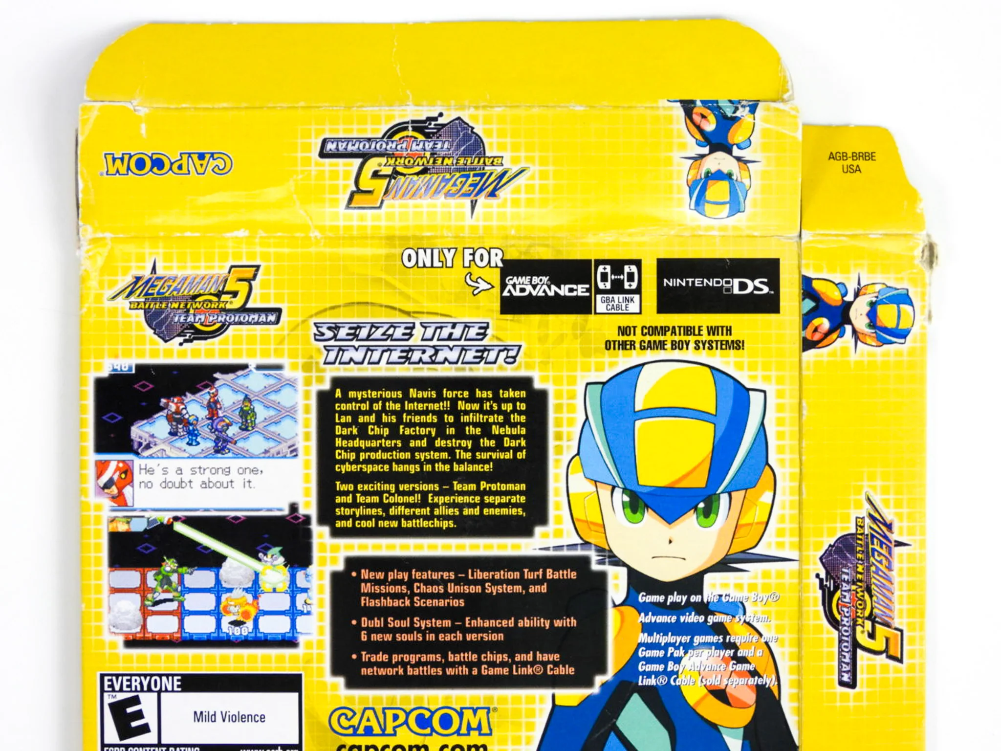 Mega Man Battle Network 5 Team Protoman [Box] (Nintendo Game Boy Advance / GBA) - Image 4