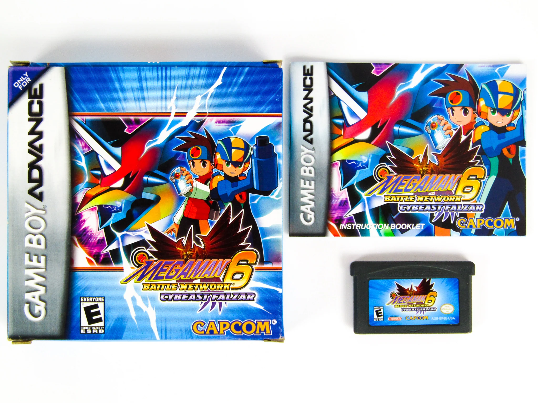 Mega Man Battle Network 6 Cybeast Falzar (Nintendo Game Boy Advance / GBA)