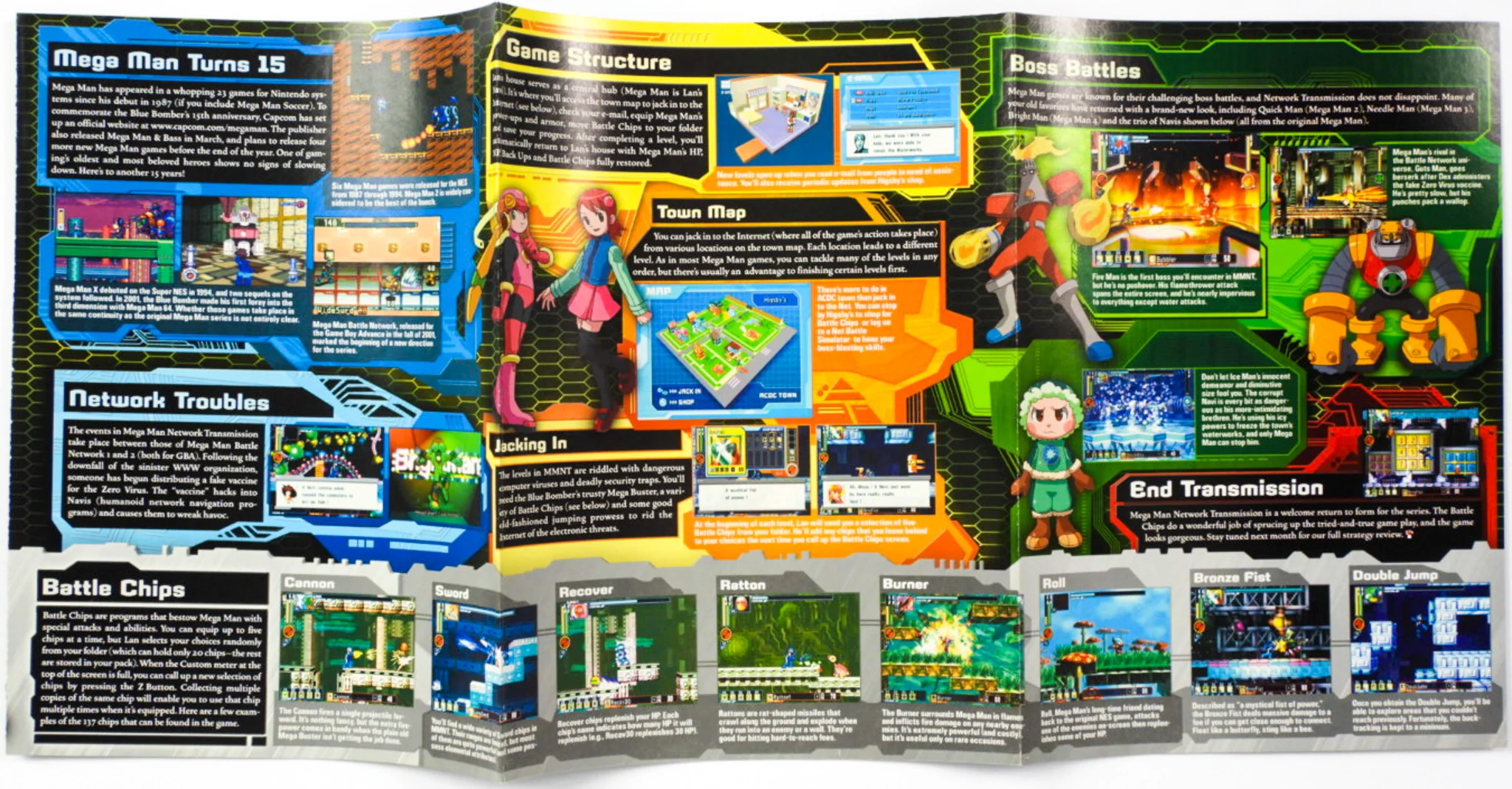 Mega Man Network Transmission [Nintendo Power] [Poster] (Nintendo GameCube) - Image 2