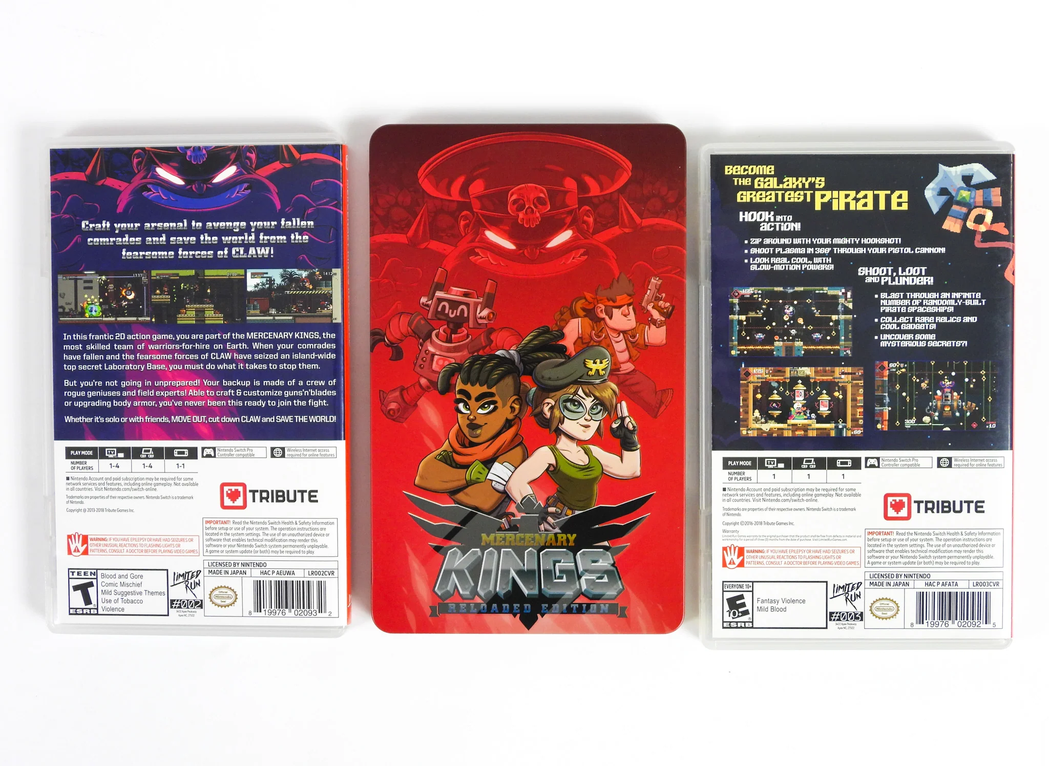 Mercenary Kings Reloaded & Flinthook [Tribute Treasure Box] [Limited Run Games] (Nintendo Switch) - Image 4