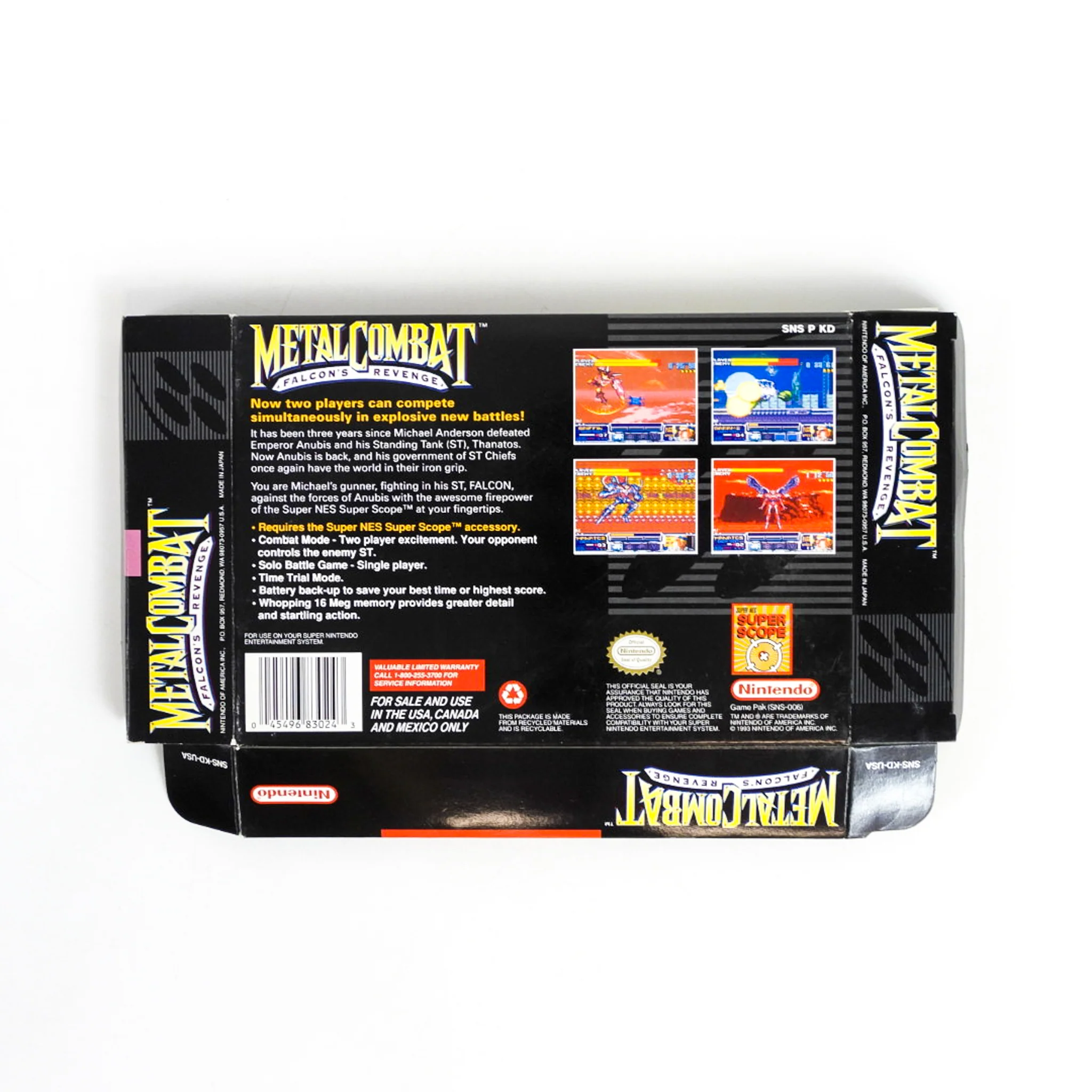 Metal Combat [Box] (Super Nintendo / SNES) - Image 2