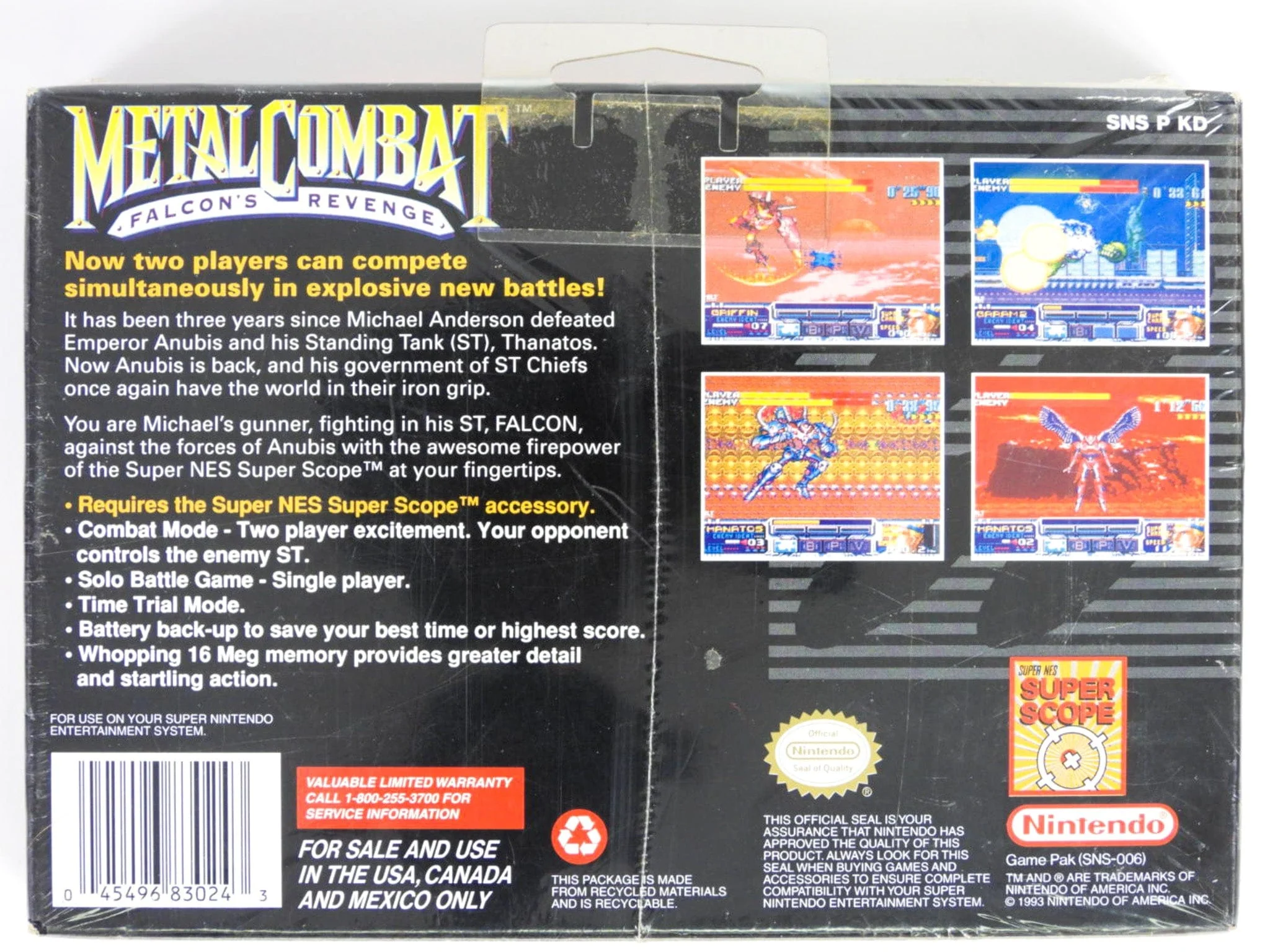 Metal Combat (Super Nintendo / SNES) - Image 2