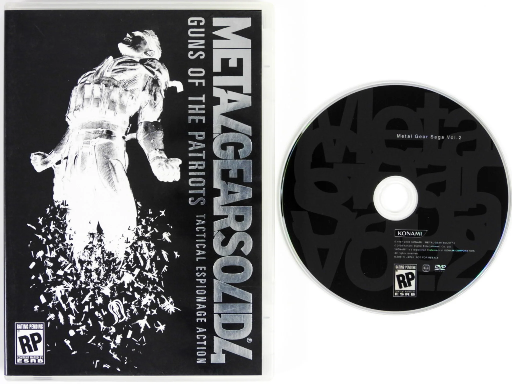 Metal Gear Solid 4 Guns Of The Patriots Saga Volume Vol. 2 Konami DVD (PlayStation 3 / PS3)