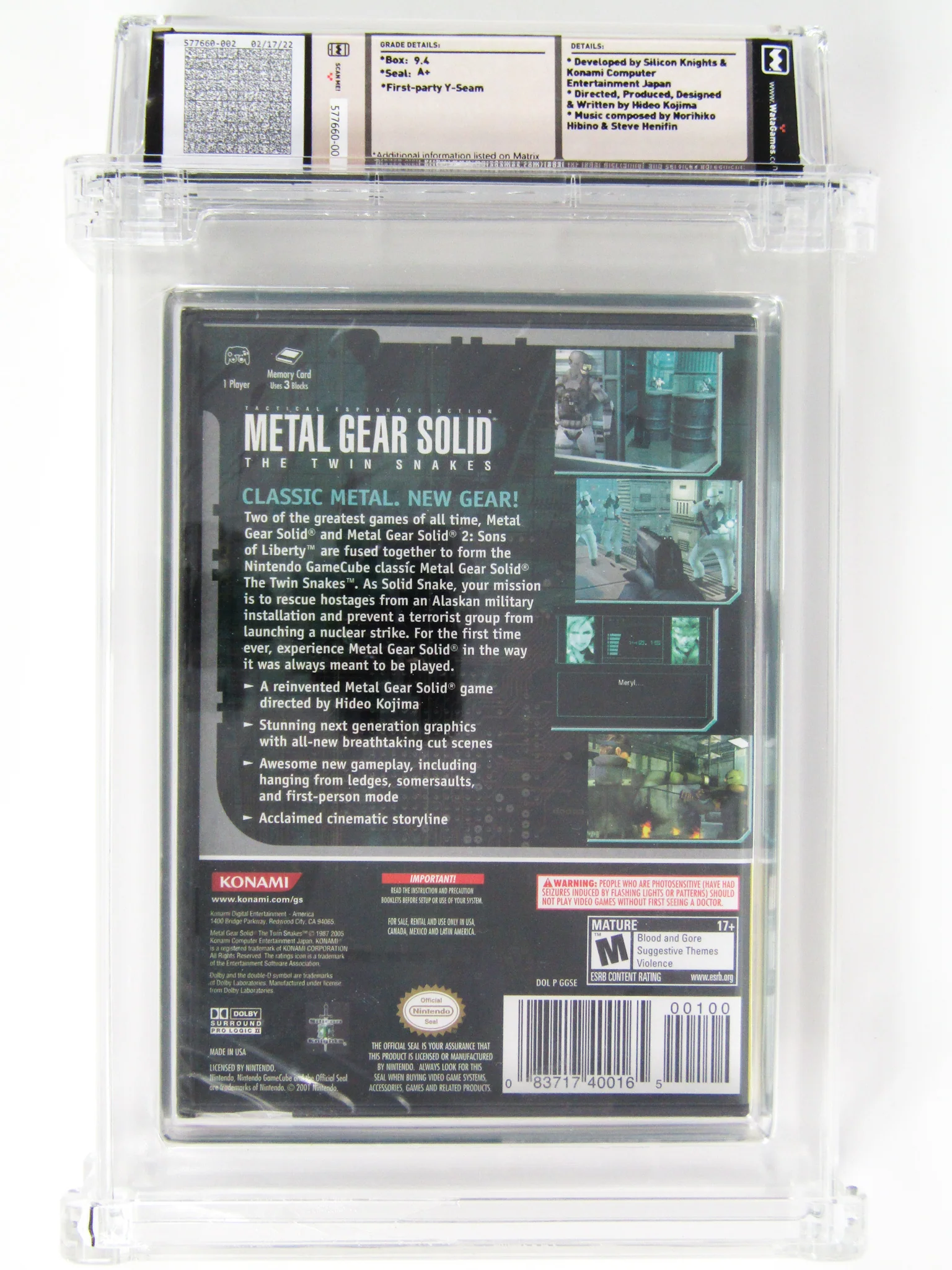 Metal Gear Solid Twin Snakes [Player's Choice] (Nintendo GameCube) - Image 2