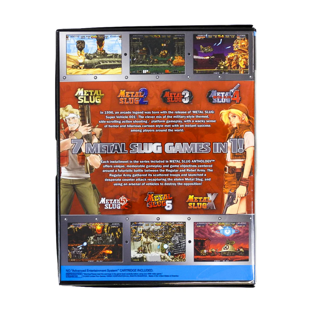Metal Slug Anthology [Classic Edition] [Limited Run Games] (PlayStation 4 / PS4) - Image 2