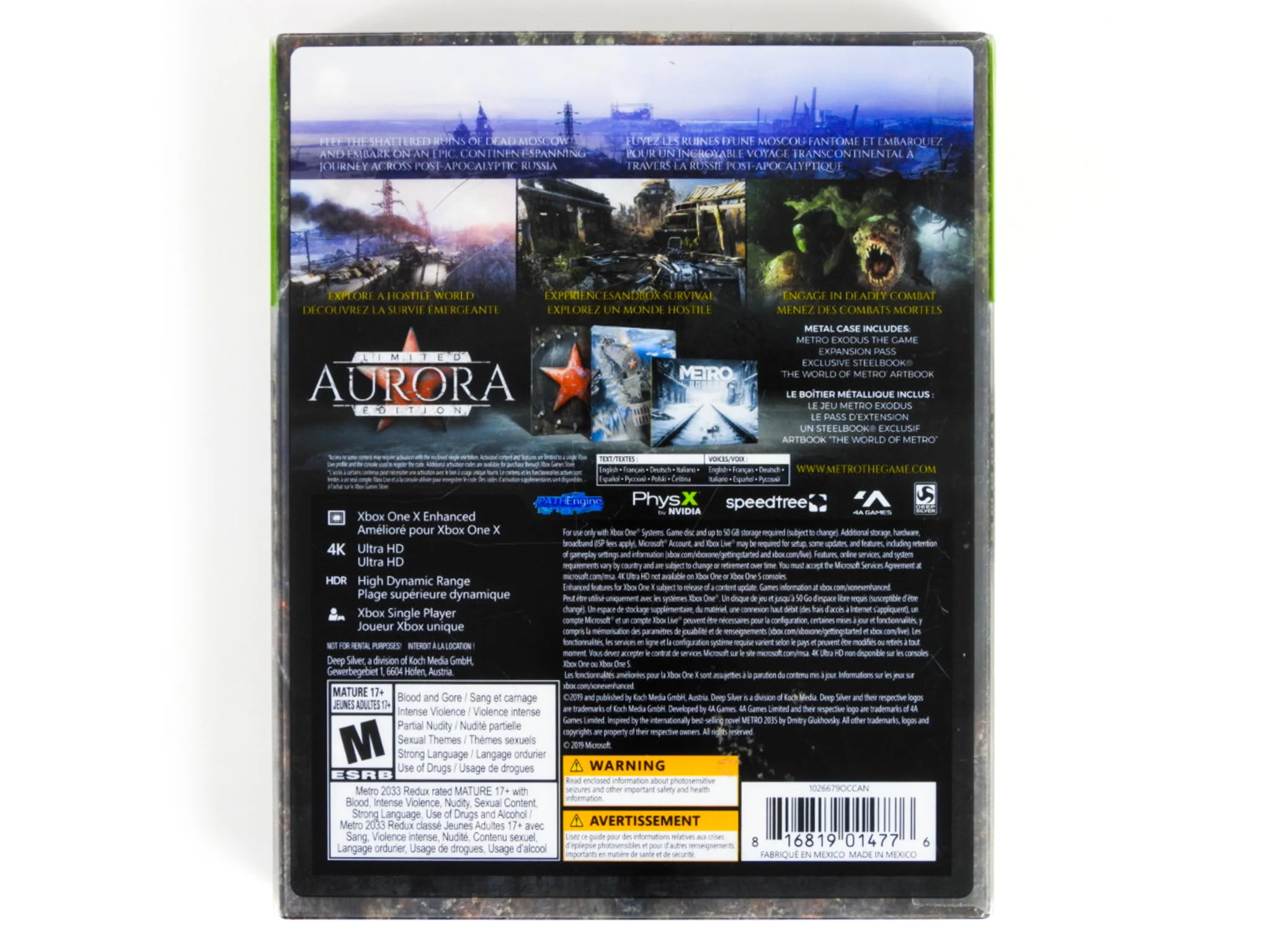 Metro Exodus [Aurora Limited Edition] (Xbox One) - Image 2