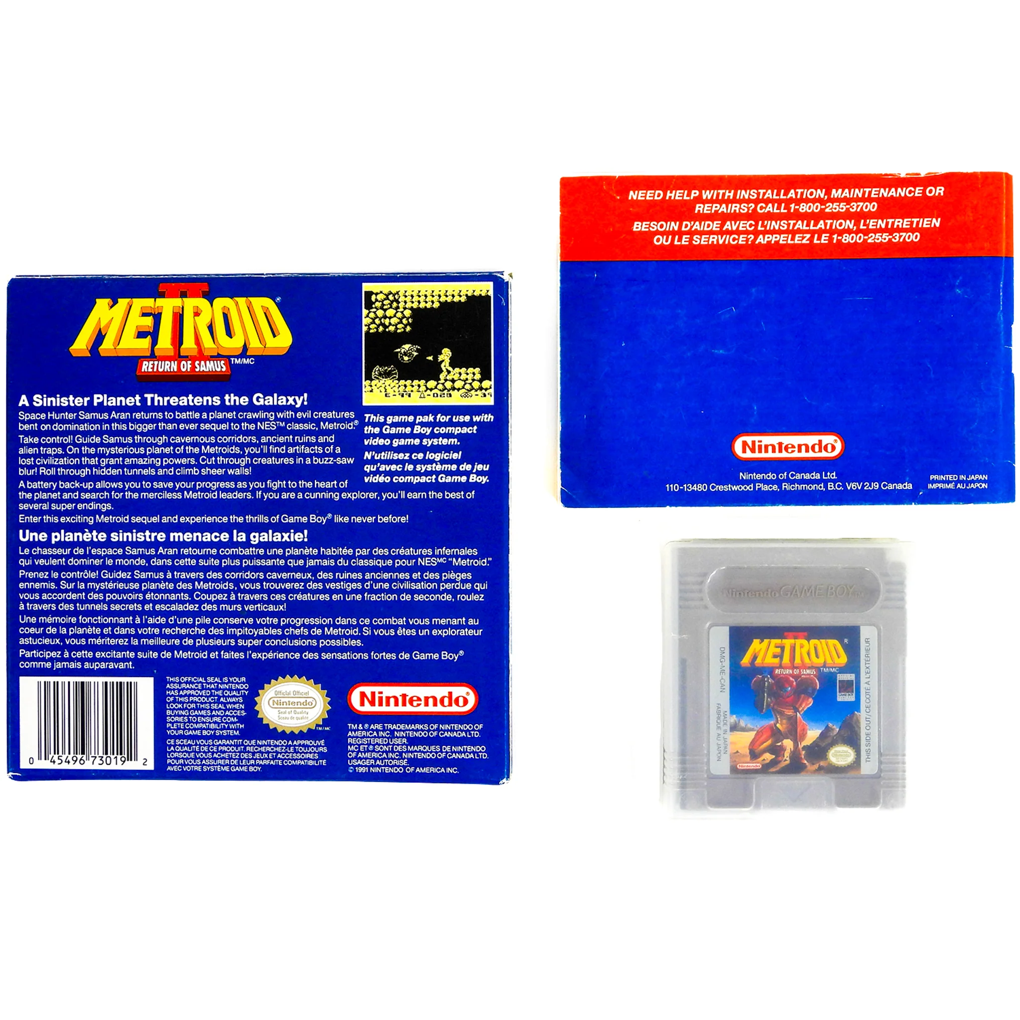 Metroid II 2: Return Of Samus [CAN Version] (Nintendo Game Boy) - Image 2