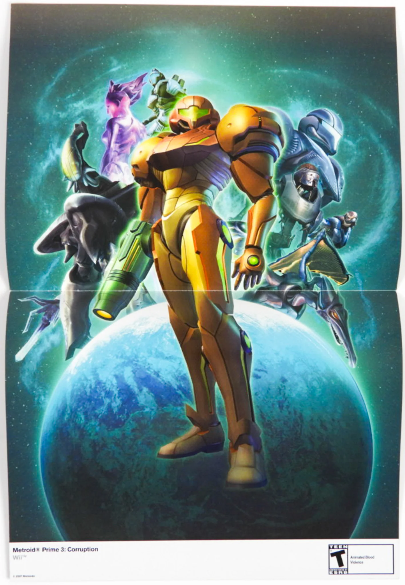 Metroid Prime 3 Corruption [Nintendo Power] [Poster] (Nintendo Wii) - Image 2